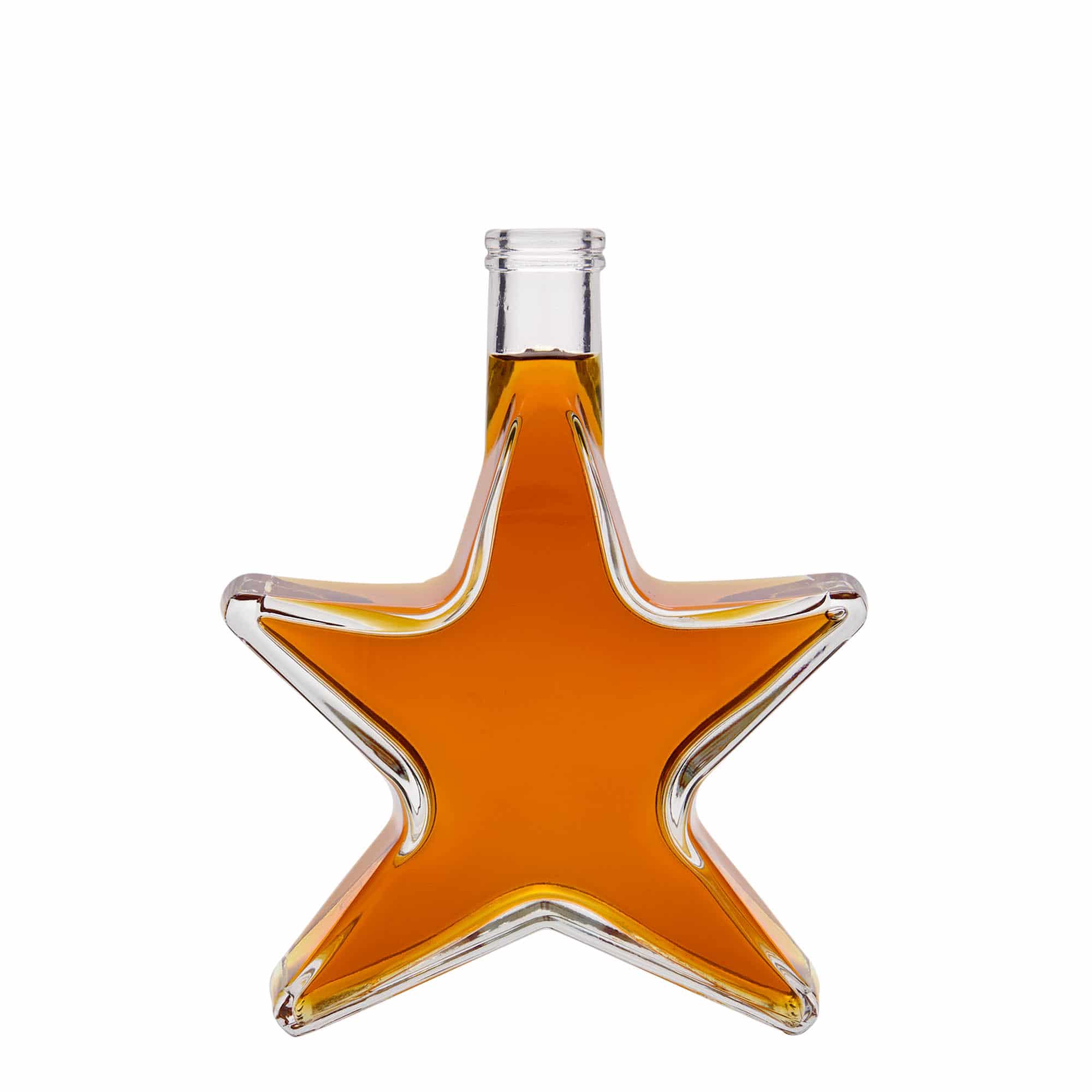 350 ml glassflaske "Stjerne", åpning: Kork