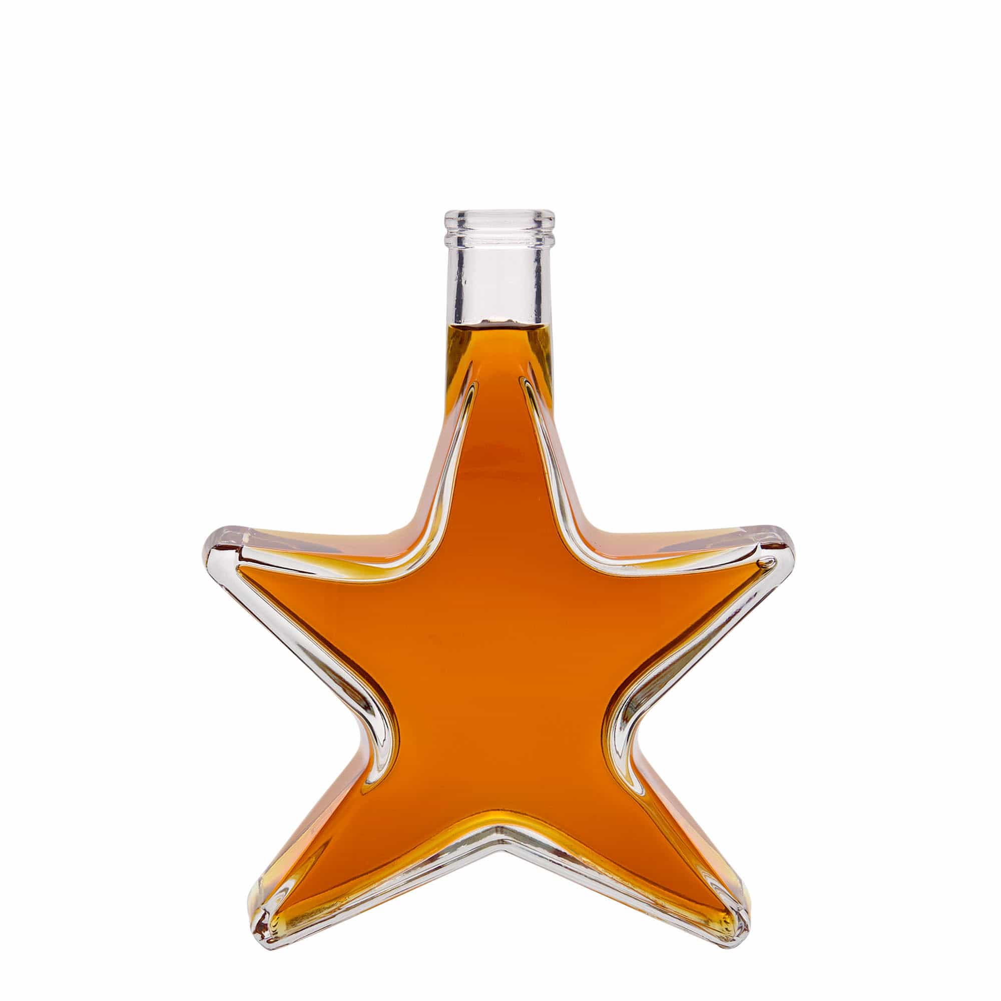 350 ml glassflaske 'Stjerne', åpning: kork
