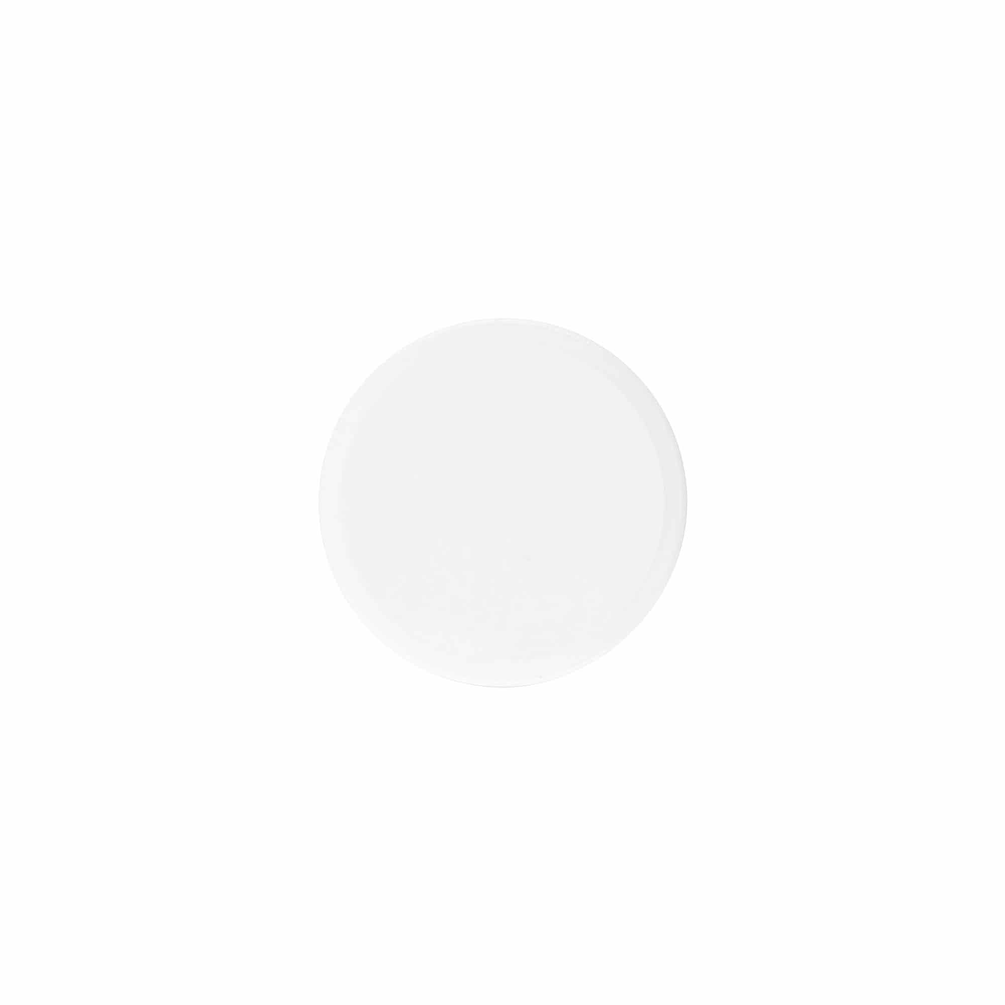 Skrukork 'White Line' 60ml, PP-plast, hvit