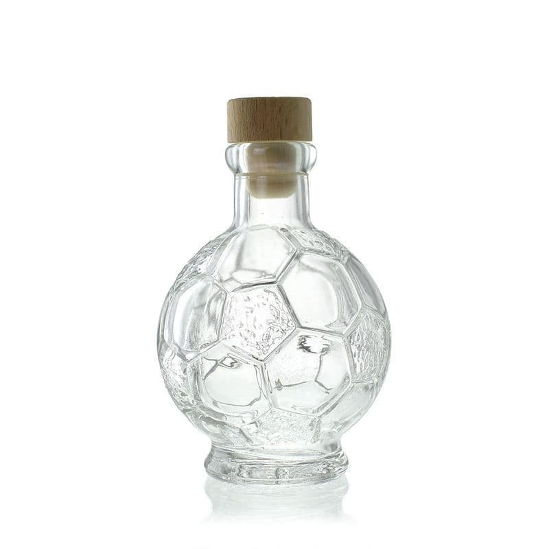 200 ml glassflaske "Fotball", åpning: Kork 200 ml glassflaske "Fotball", åpning: Kork