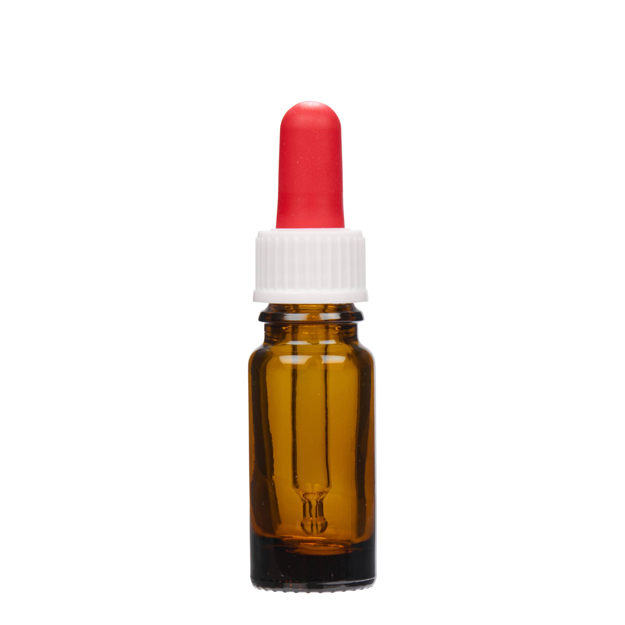 10 ml pipetteflaske medisin, glass, brun, åpning: DIN 18