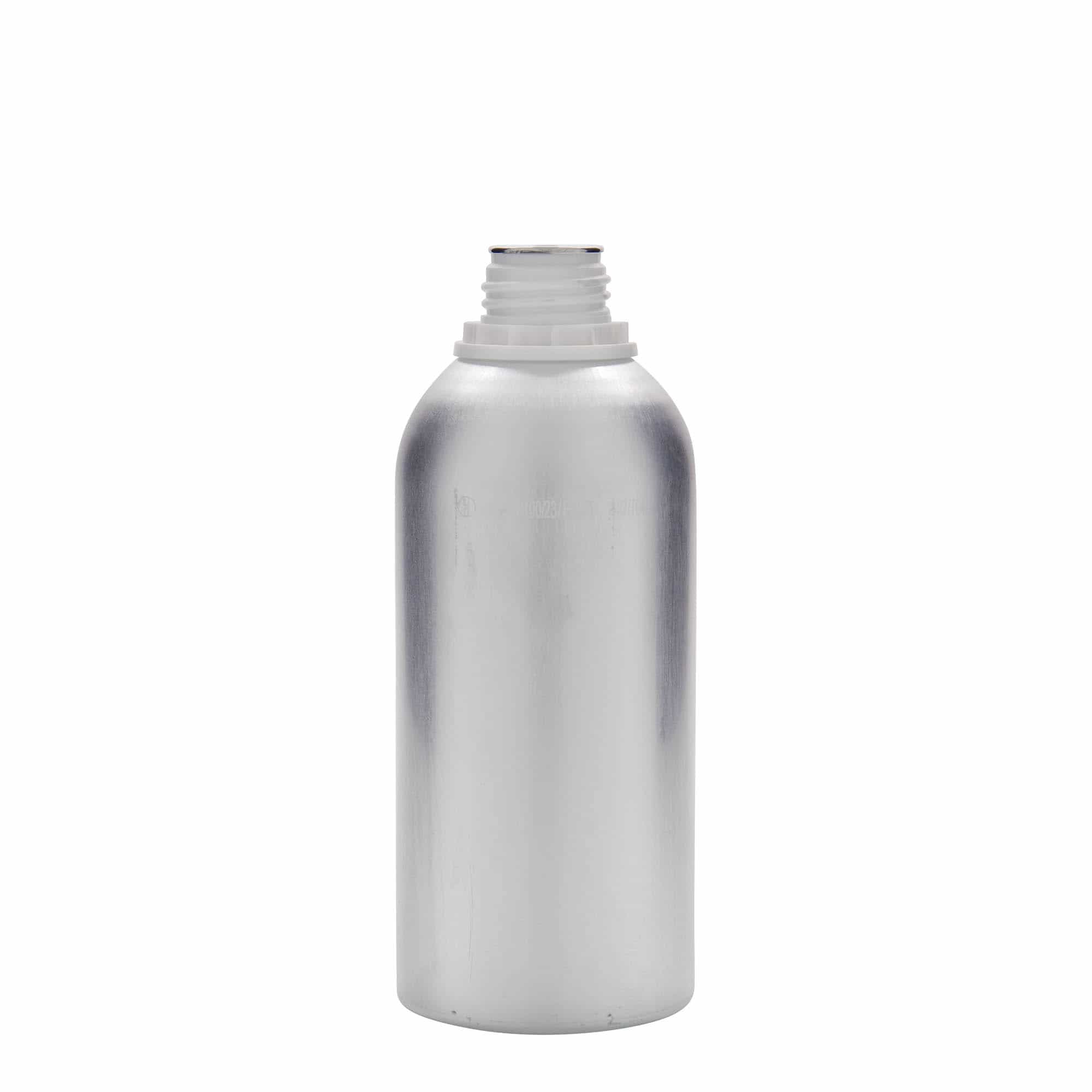 625 ml aluminiumsflaske, metall, sølv, åpning: DIN 32 625 ml aluminiumsflaske, metall, sølv, åpning: DIN 32