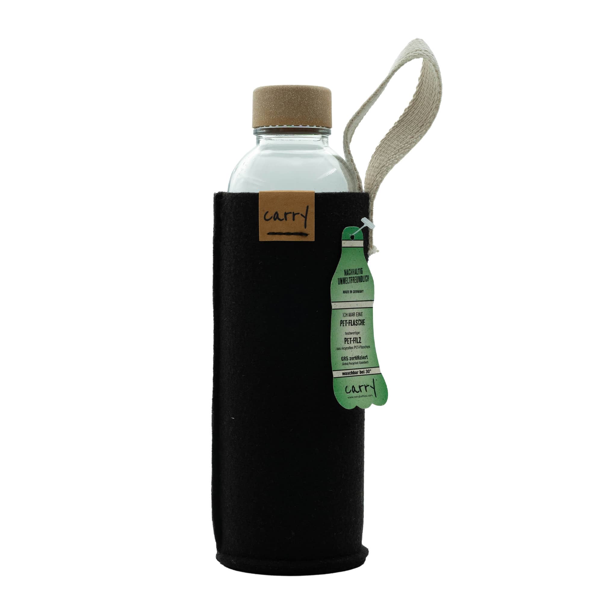 CARRY Sleeve, tekstil, svart