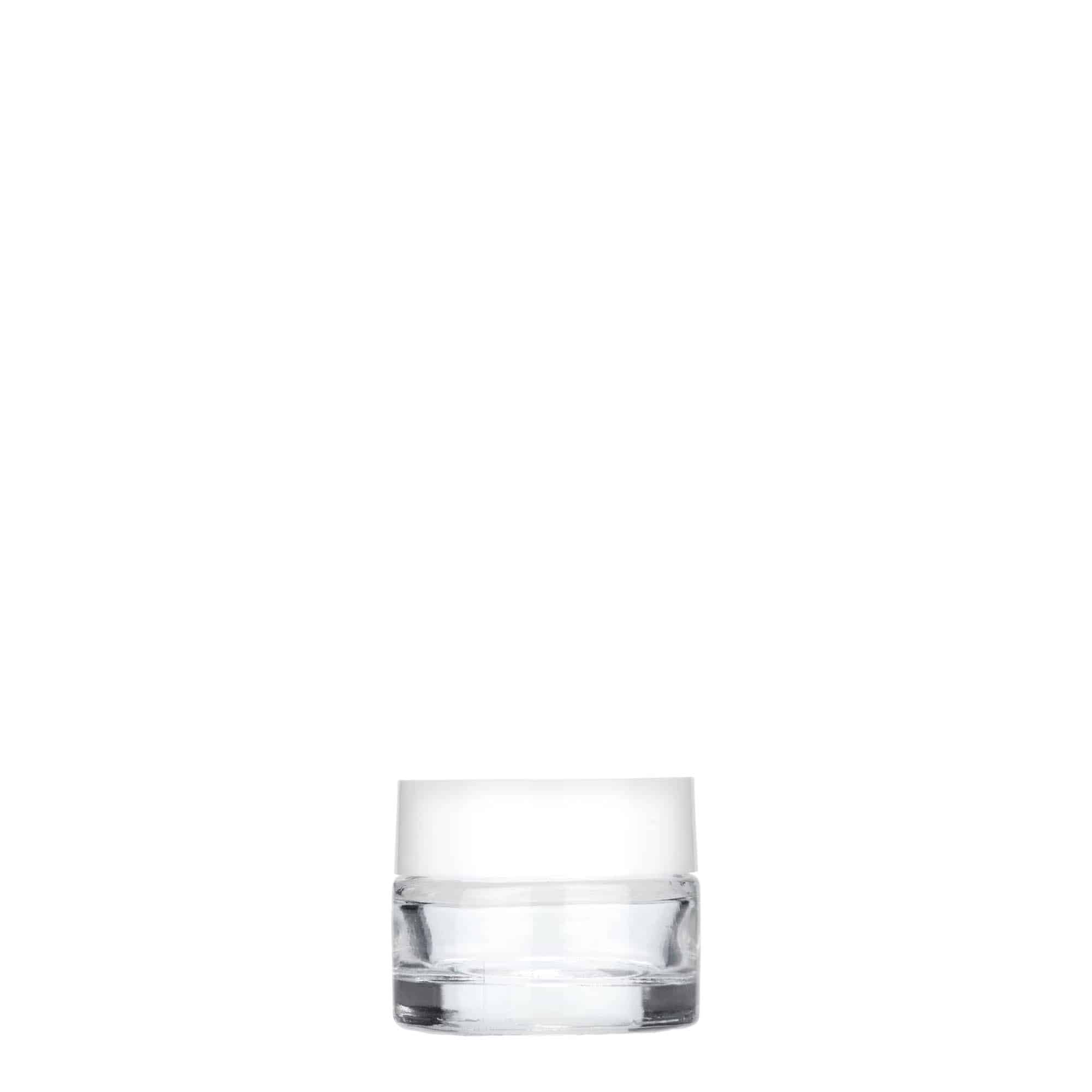 5 ml krukke 'Beauty', glass, åpning: skrukork