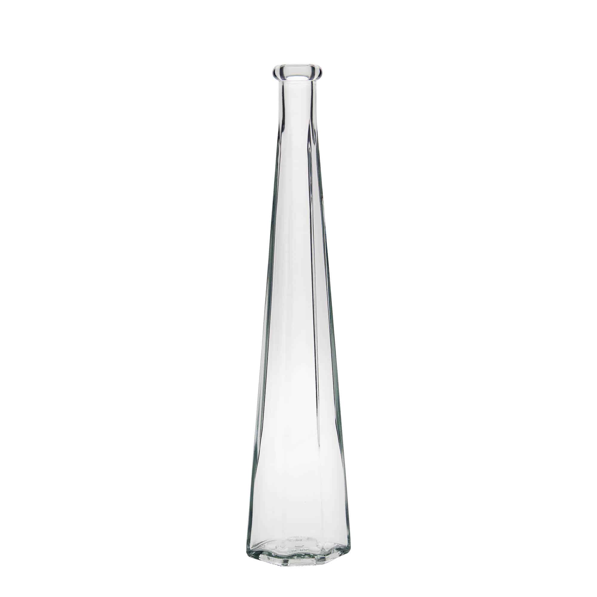 200 ml glassflaske 'Dama Sexta', sekskantet, åpning: kork