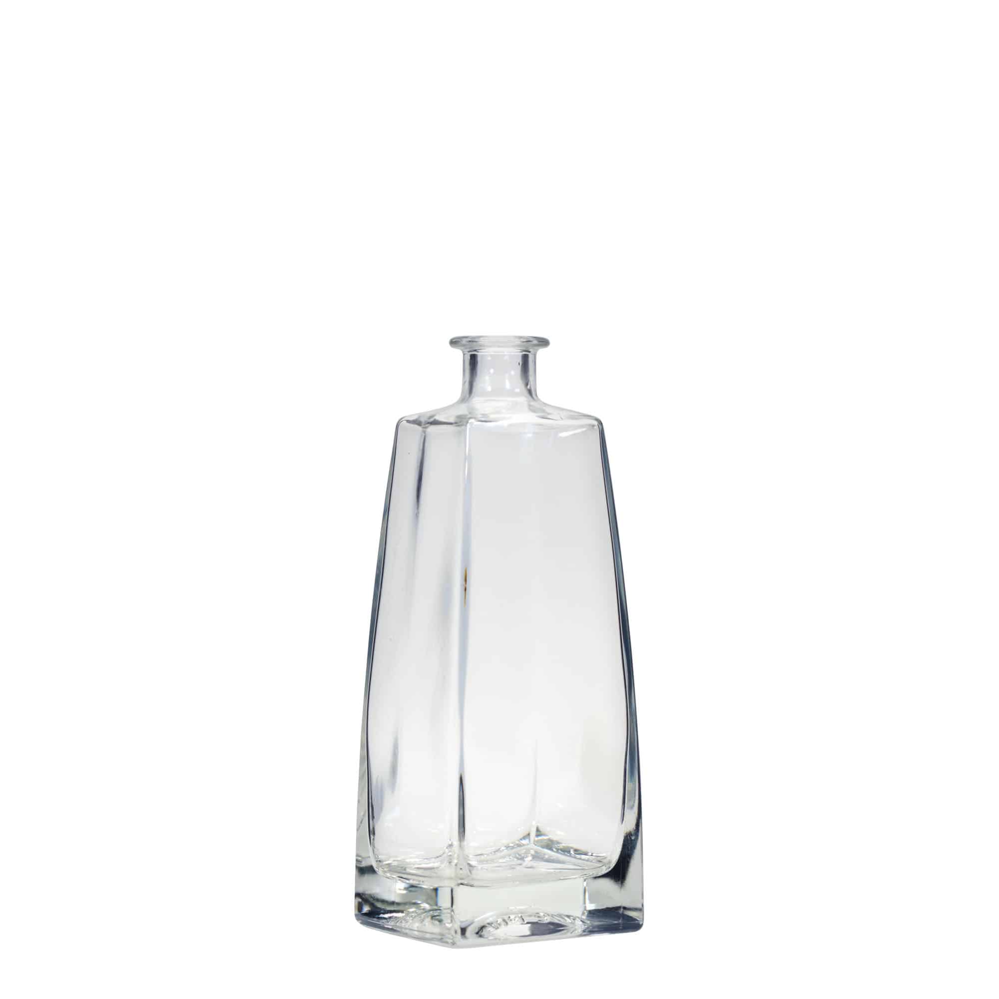 700 ml glassflaske "Timmy", firkantet, åpning: Kork