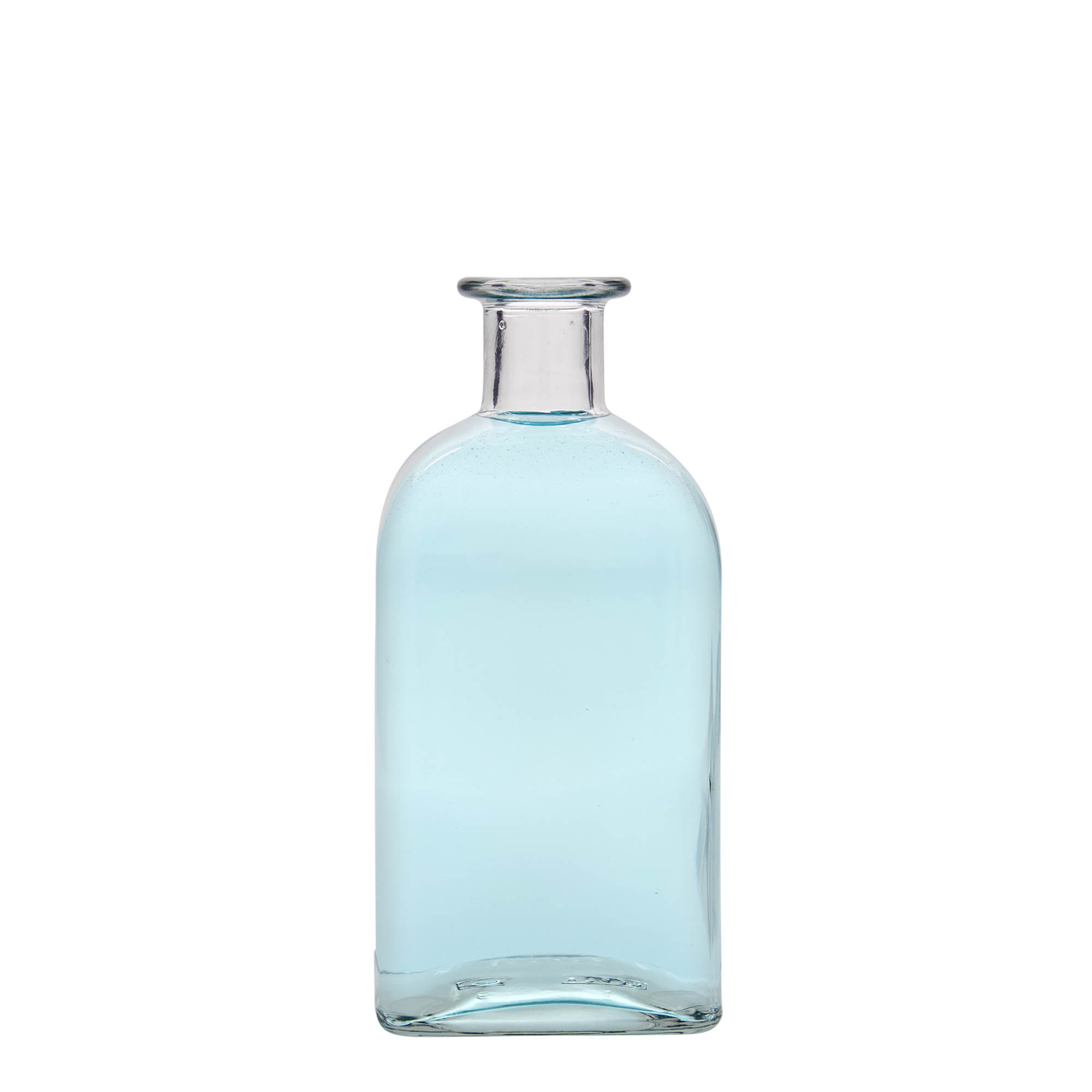 500 ml glassflaske Apoteker Carré, firkantet, åpning: kork 500 ml glassflaske Apoteker Carré, firkantet, åpning: kork