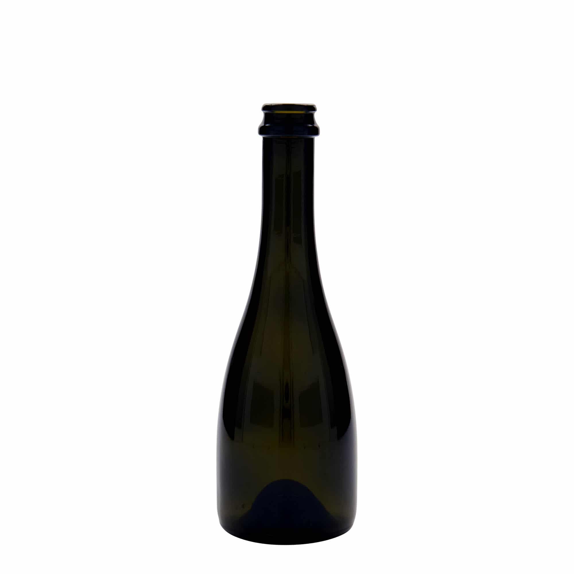 330 ml øl-/champagneflaske "Tosca", glass, antikkgrønn, åpning: Kronlokk 330 ml øl-/champagneflaske "Tosca", glass, antikkgrønn, åpning: Kronlokk