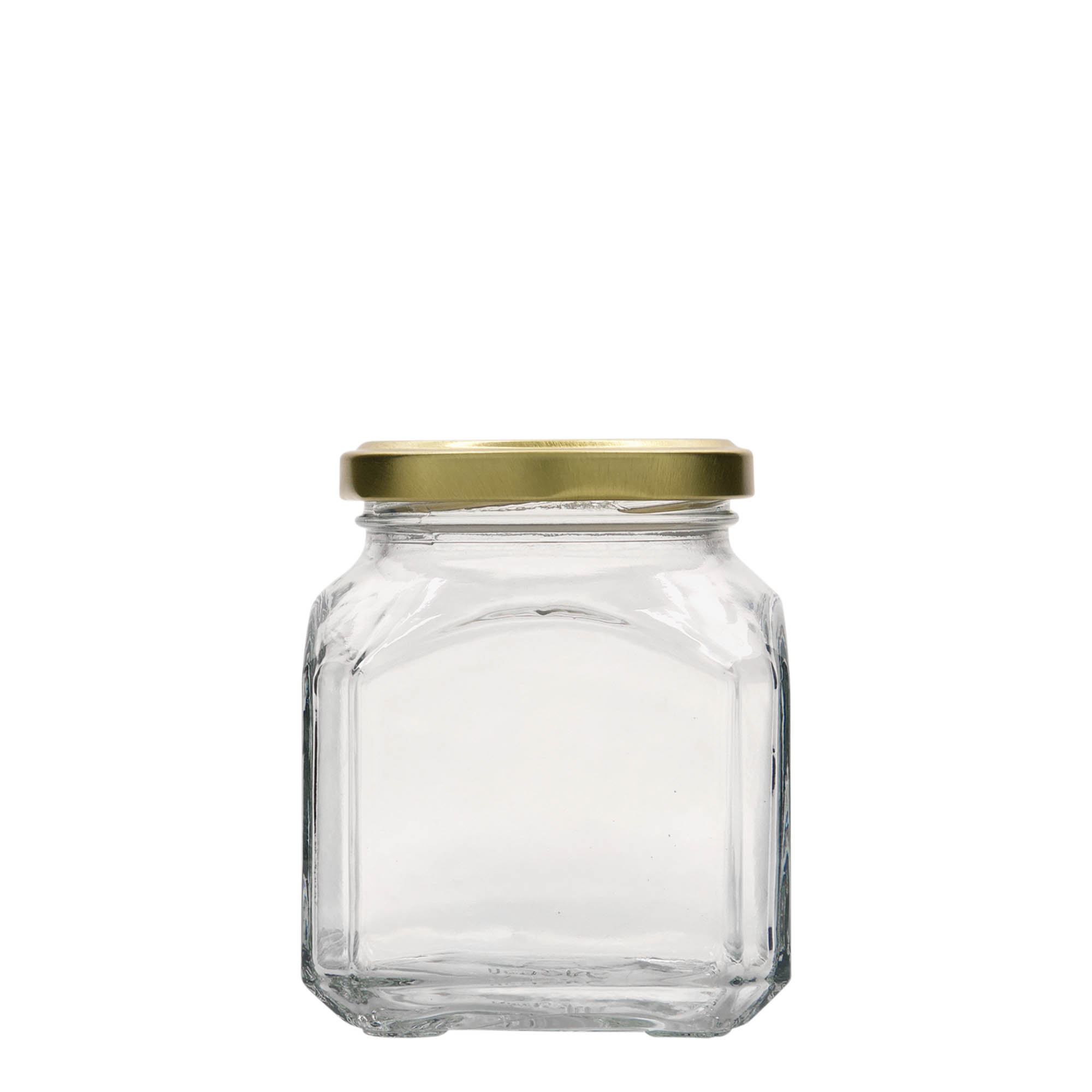 314 ml firkantet glass 'Mailand', åpning: Twist-Off (TO 63)