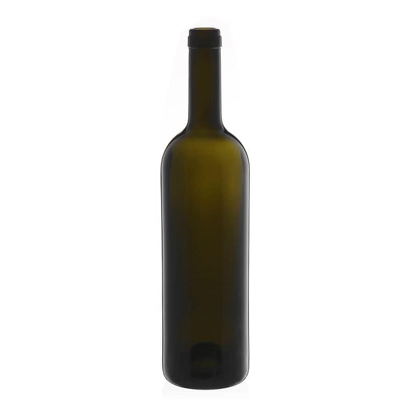 750 ml vinflaske "Golia", antikkgrønn, åpning: Kork