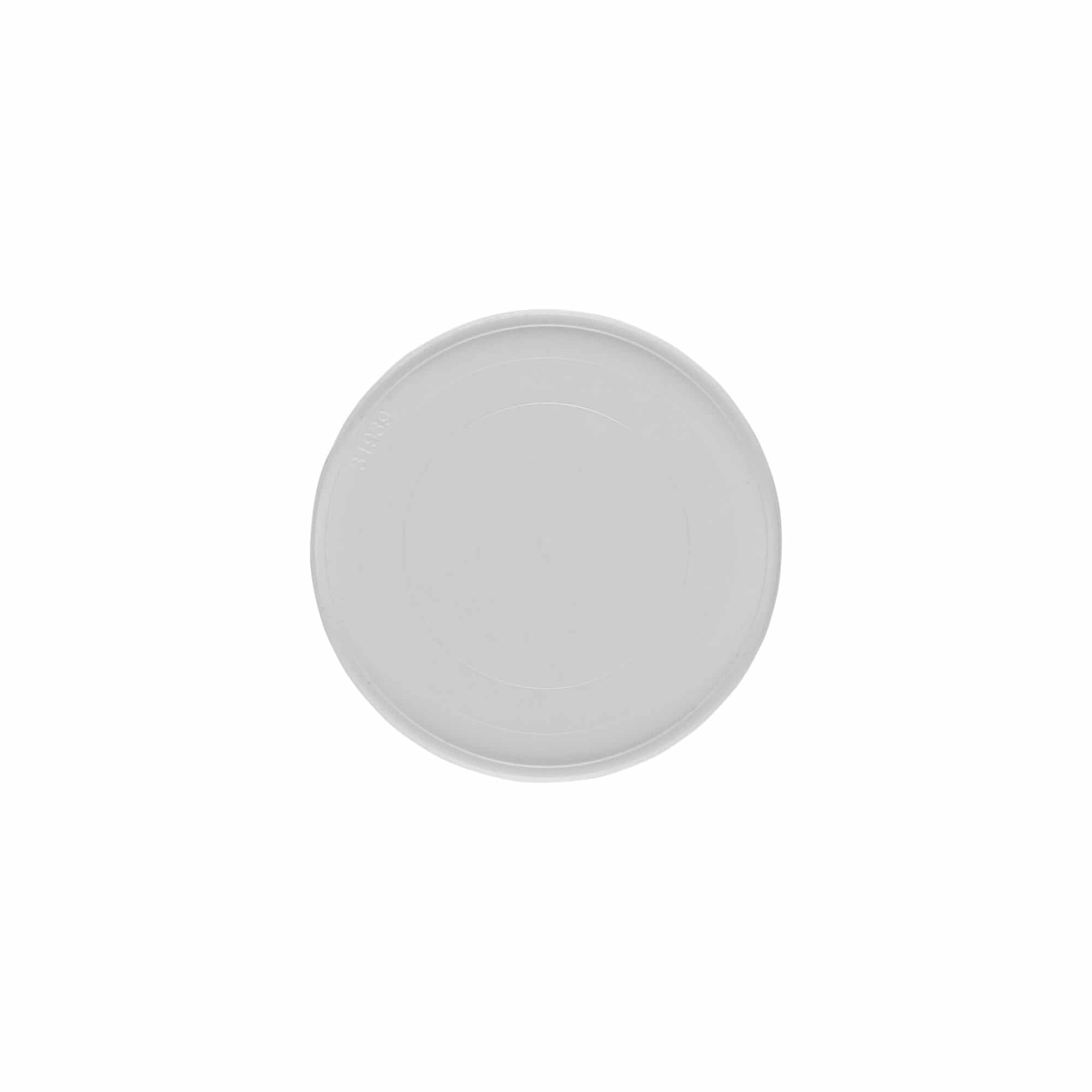 Dekkskive for 150 ml 'Bianca', PP-plast, hvit