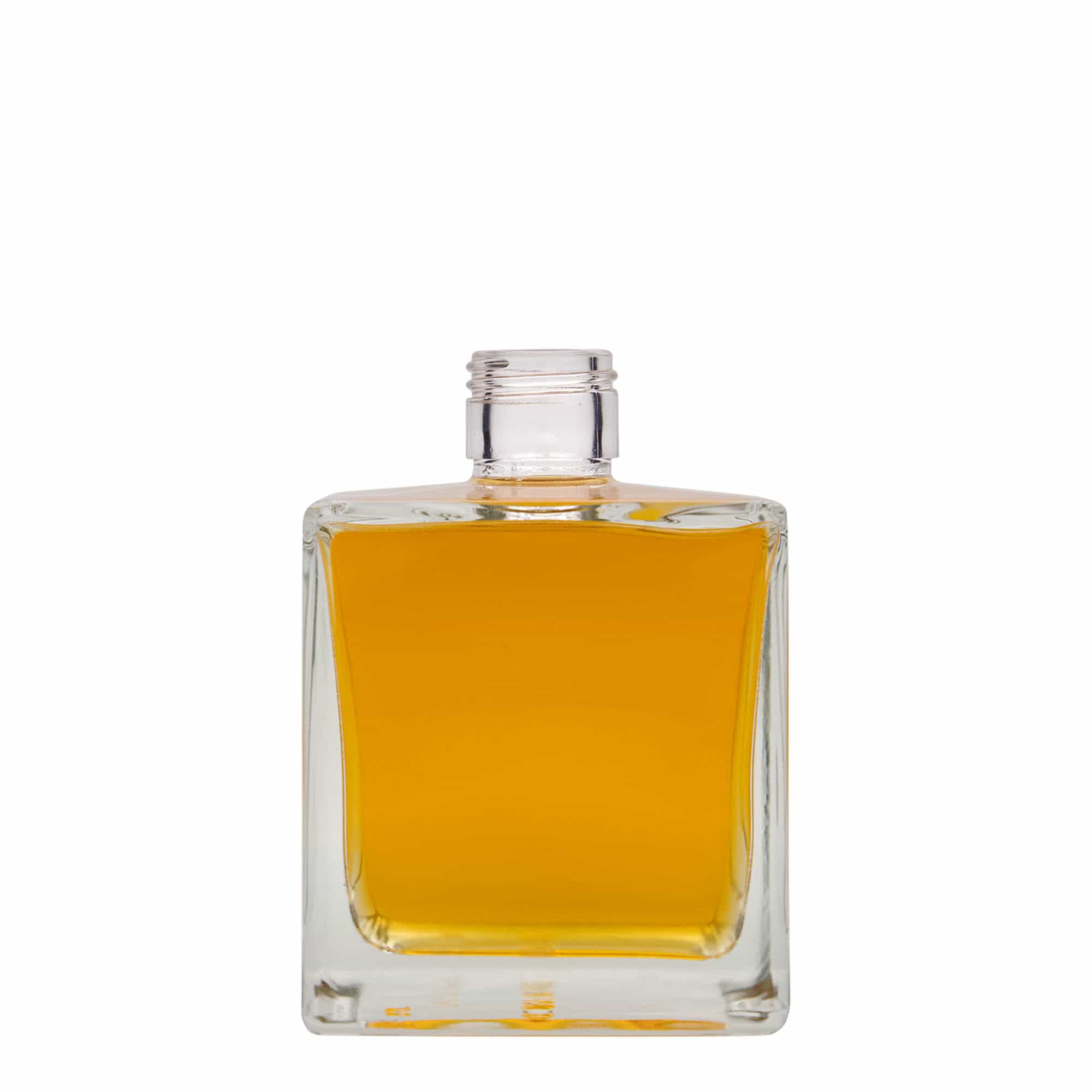 500 ml glassflaske "Cube", kvadratisk, åpning: PP 28
