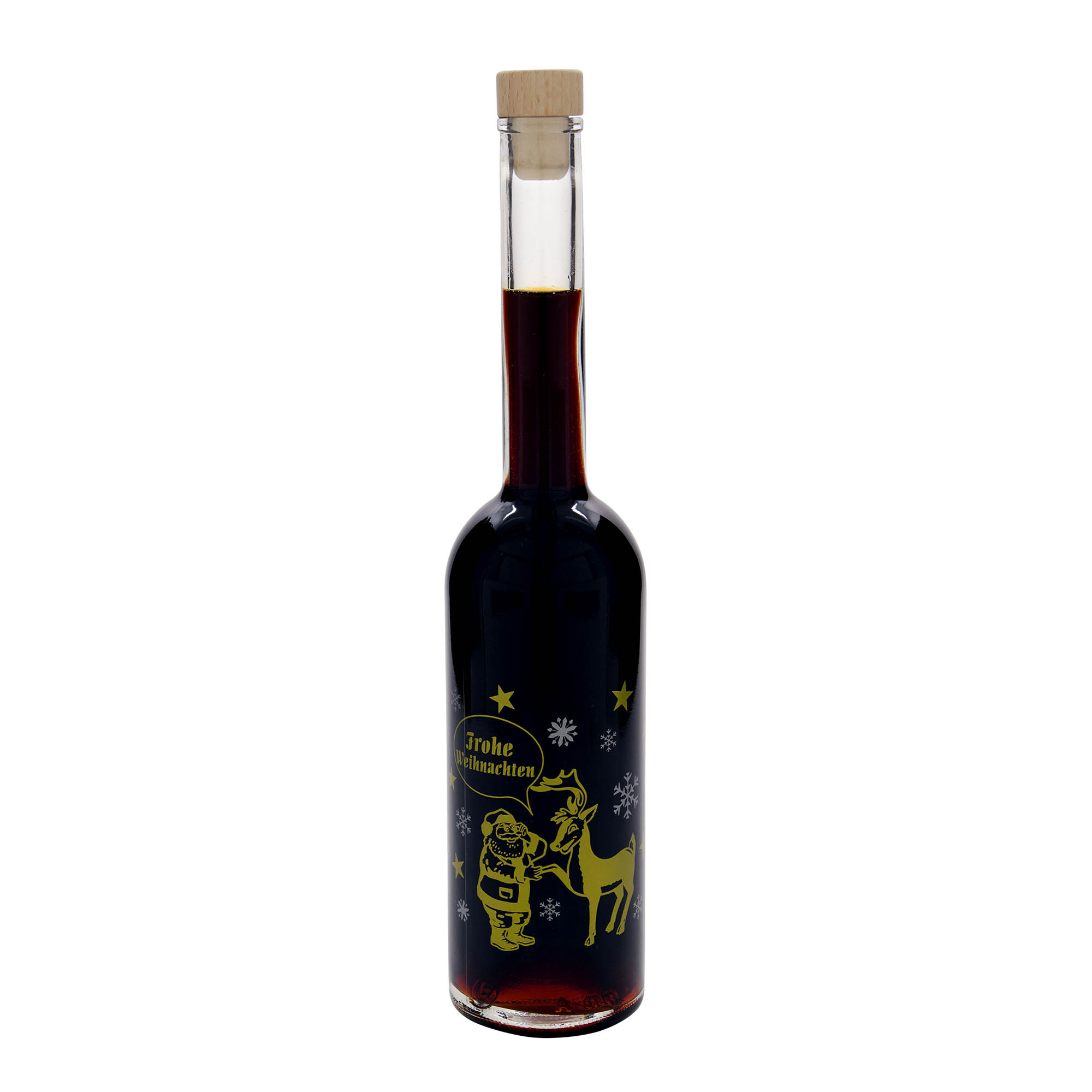 500 ml glassflaske 'Opera', motiv: Fyrverkeri, åpning: Kork