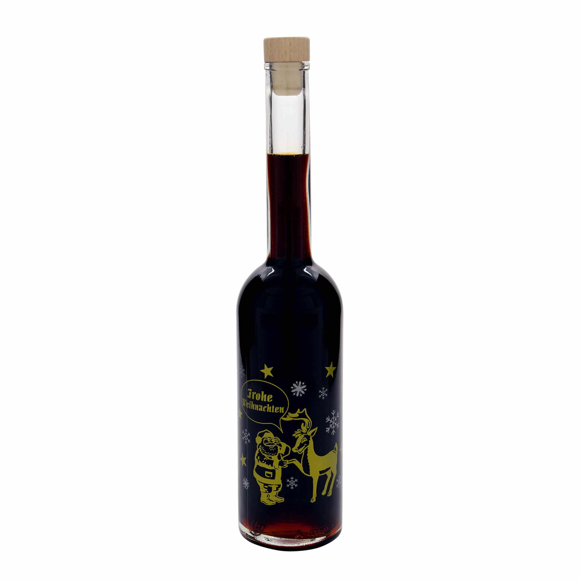 500 ml glassflaske 'Opera', motiv: Fyrverkeri, åpning: Kork