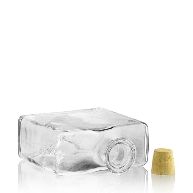 500 ml glassflaske "Julia", firkantet, åpning: Kork