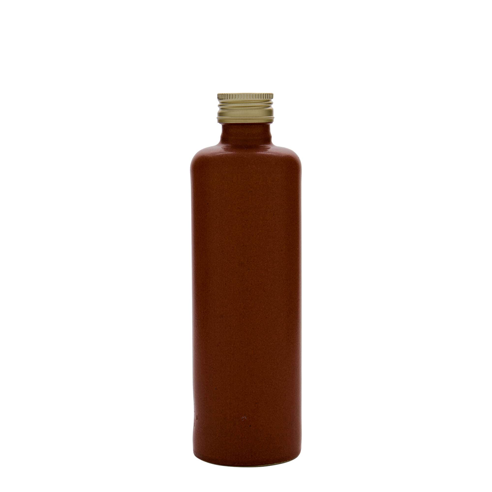 350 ml tonkrukke, steingods, rødbrun, åpning: PP 31,5