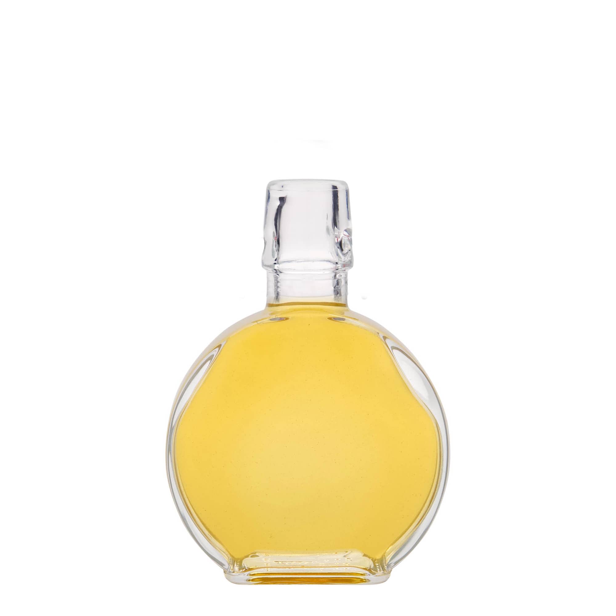 200 ml glassflaske 'Sensatione', rektangulær, åpning: klemmefeste