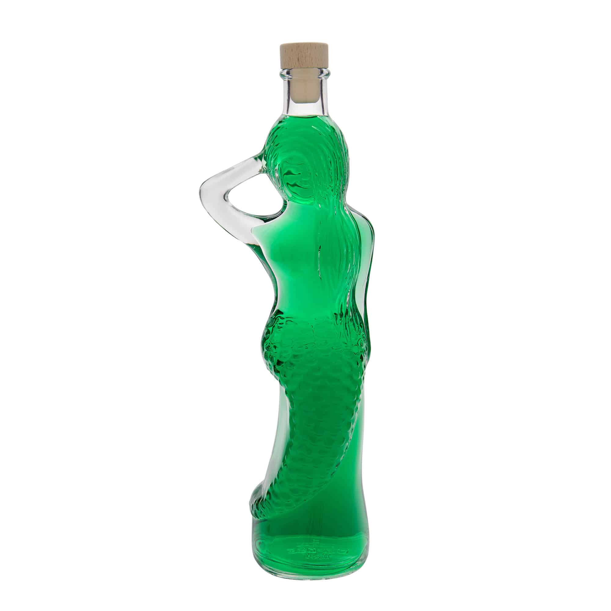 500 ml glassflaske "Havfrue", åpning: Kork
