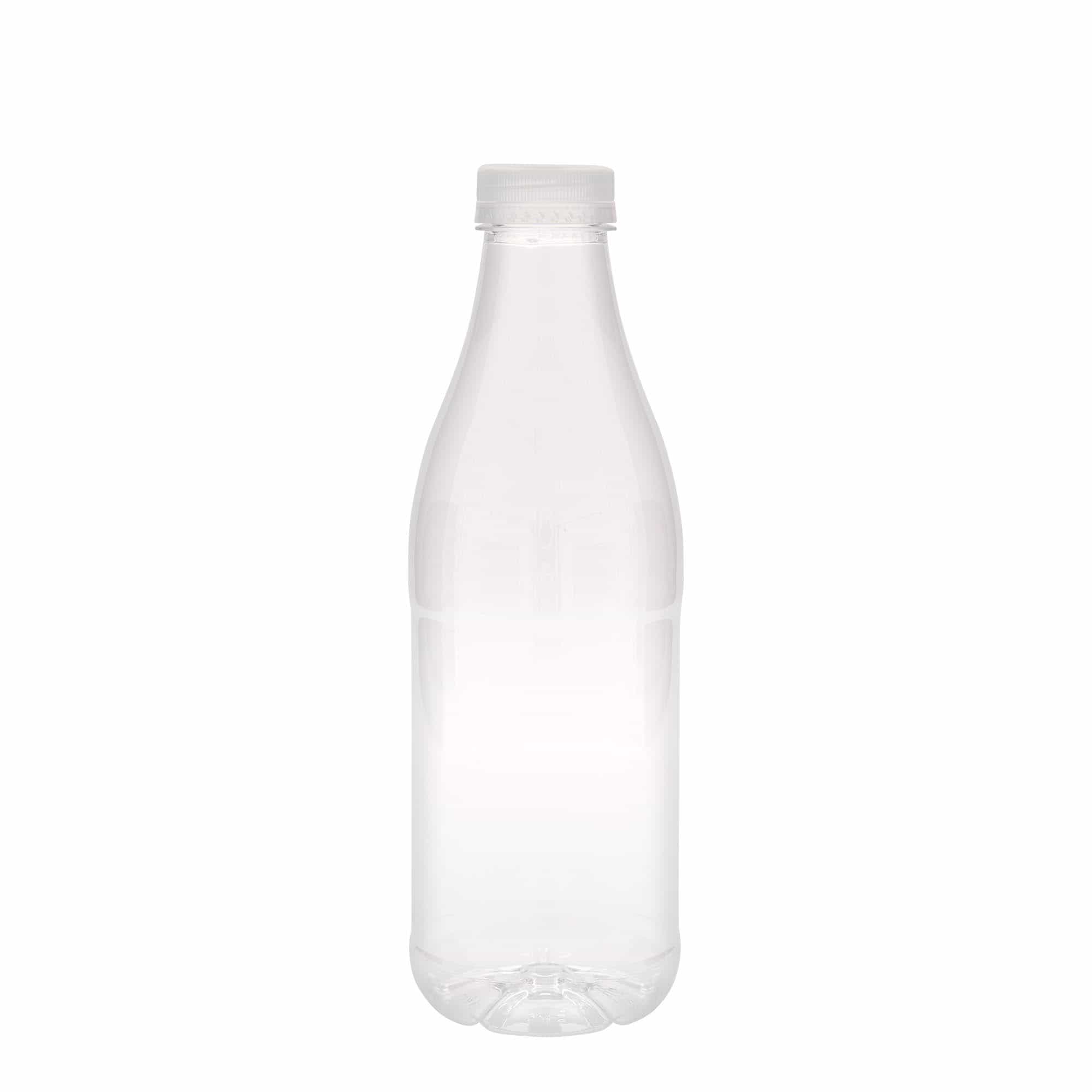 1000 ml PET-flaske "Milk and Juice", plast, åpning: 38 mm