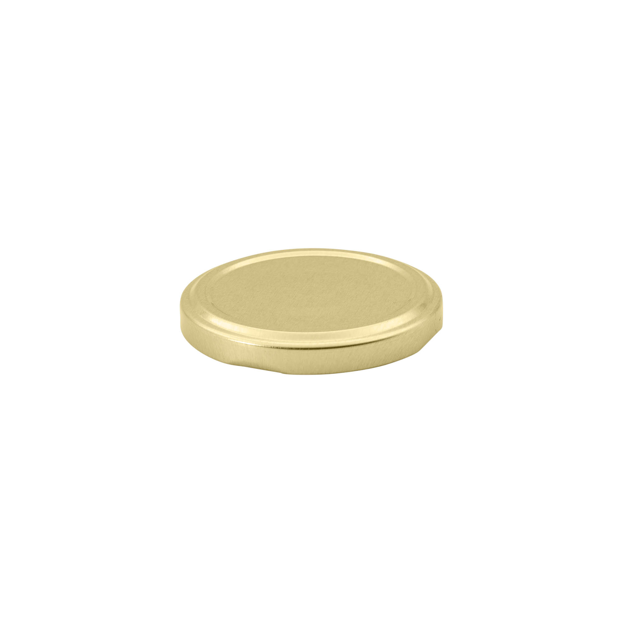 Twist-off-lokk, blikkplate, gull, for åpning: TO 63