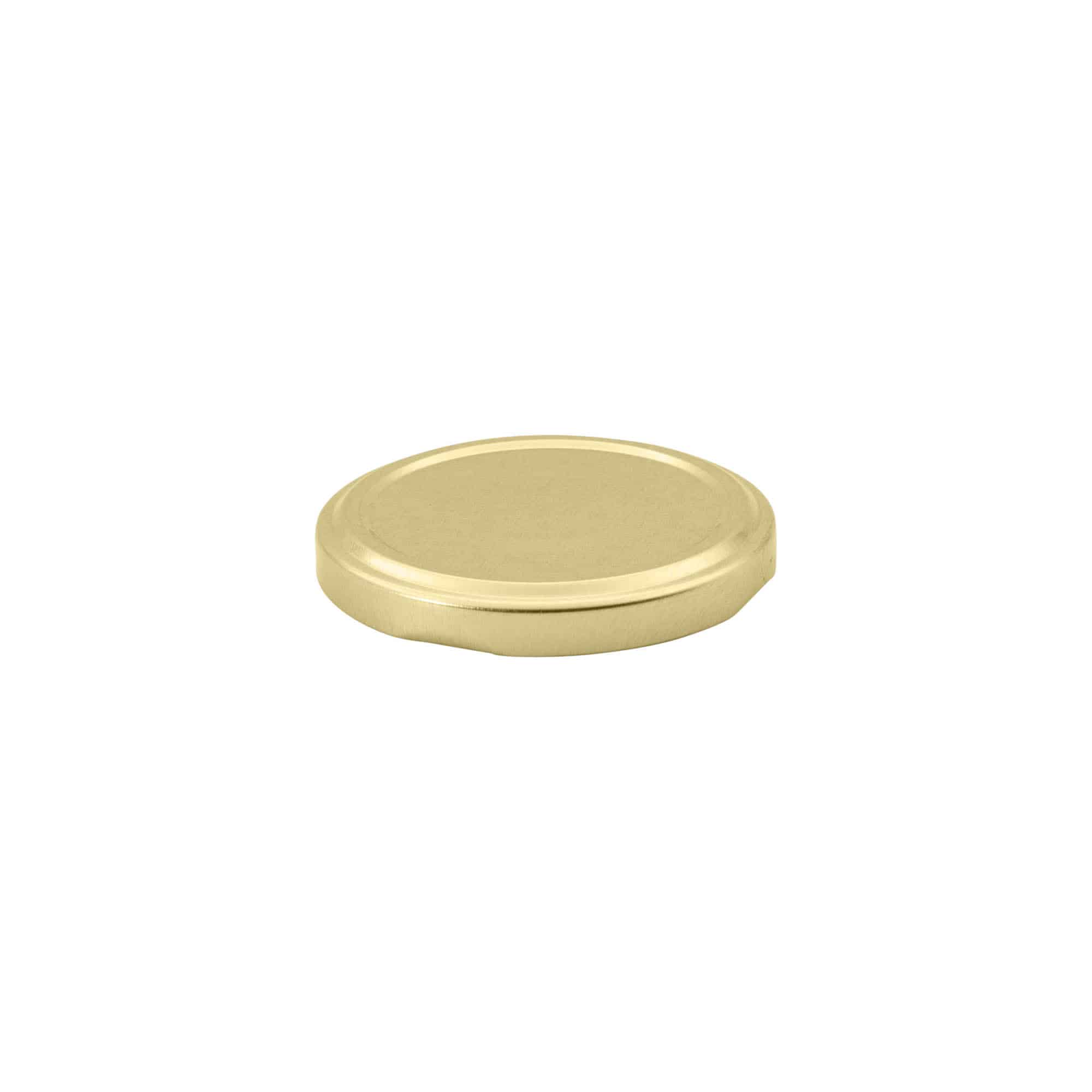 Twist-off-lokk, blikkplate, gull, for åpning: TO 63