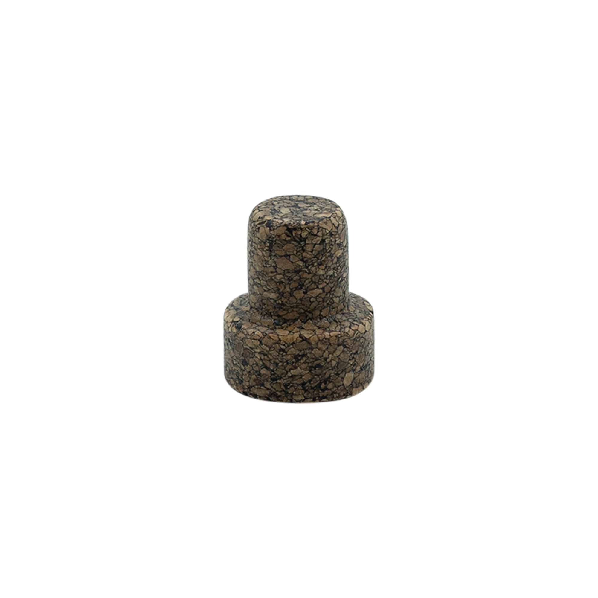 Gripekork 'Sharp' 19,5 mm, Corkcoal, for åpning: Kork