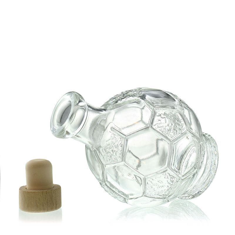 200 ml glassflaske 'Fotball', åpning: kork