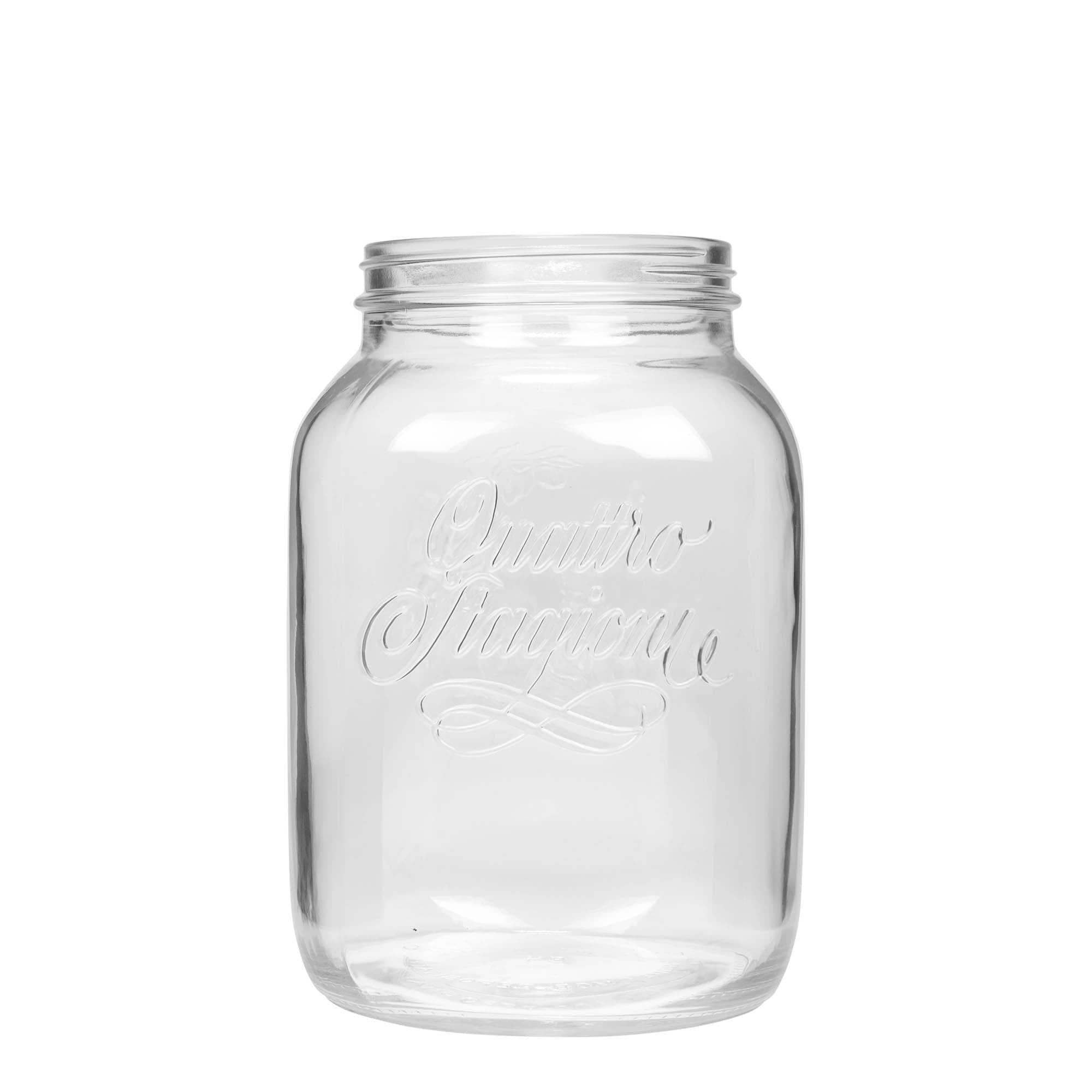 3000 ml glass "Quattro Stagioni", åpning: Skrulokk