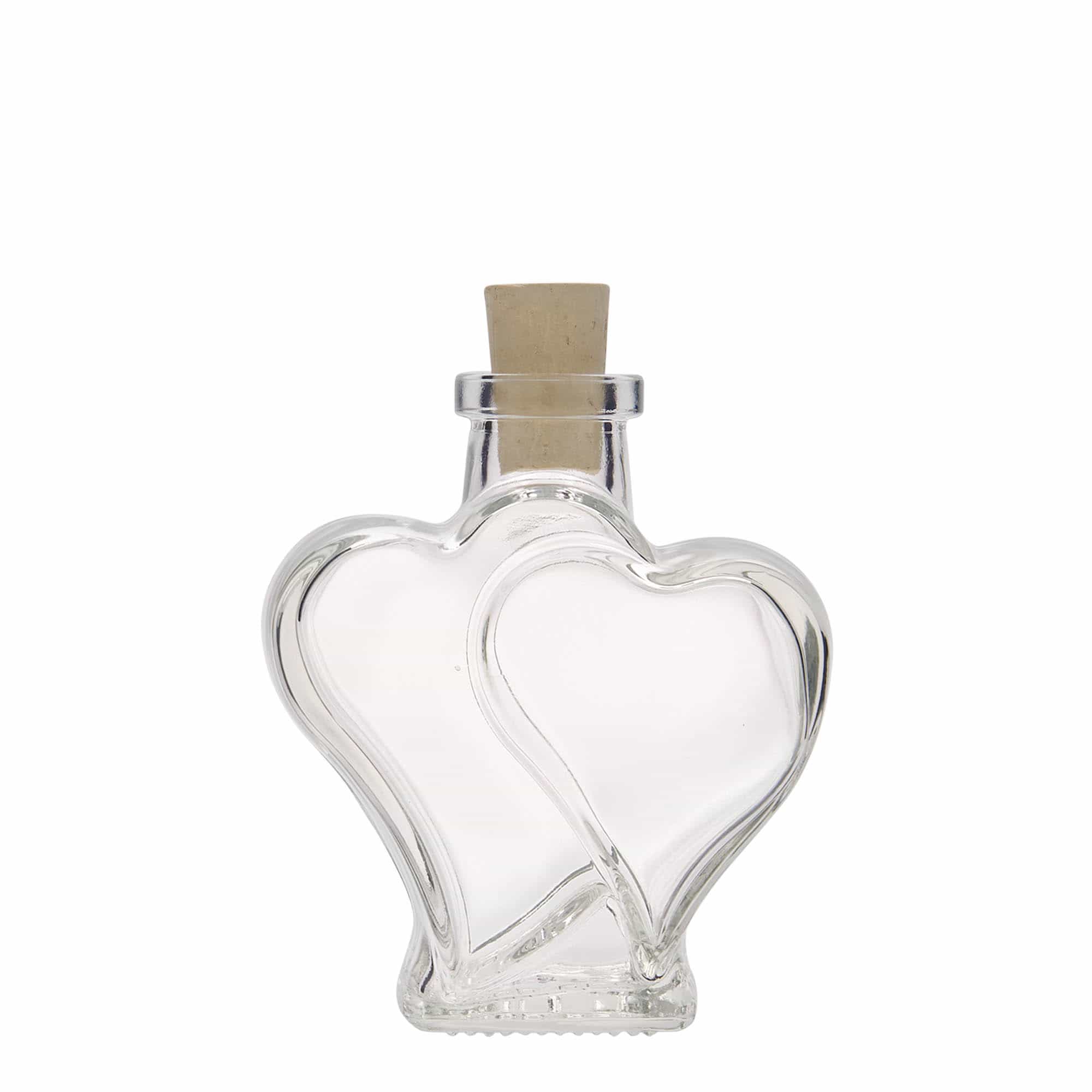 200 ml glassflaske 'Doppelherz', åpning: kork