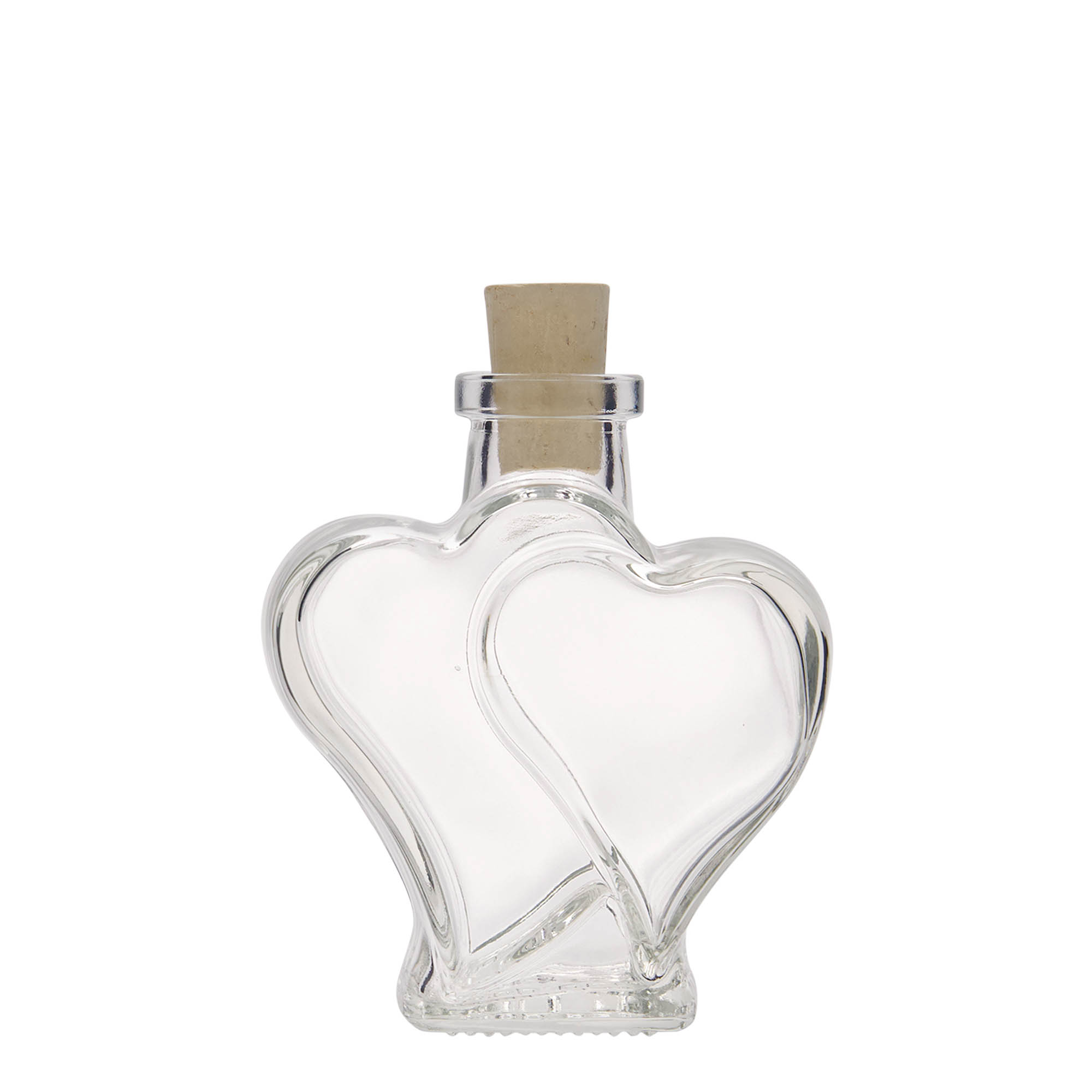 200 ml glassflaske 'Doppelherz', åpning: kork