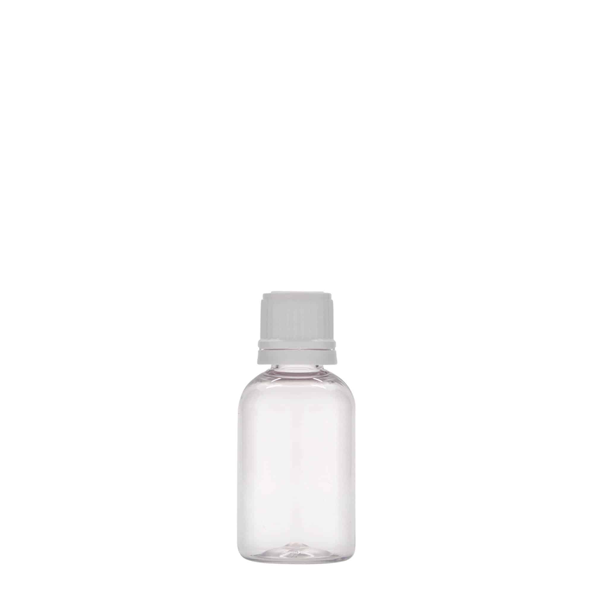 30 ml PET-medisinflaske "Easy Living", plast, åpning: DIN 18