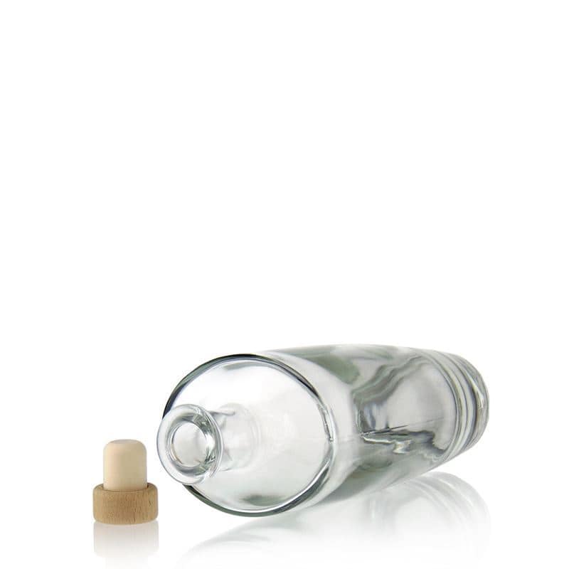 500 ml glassflaske "Vanessa", oval, åpning: Kork