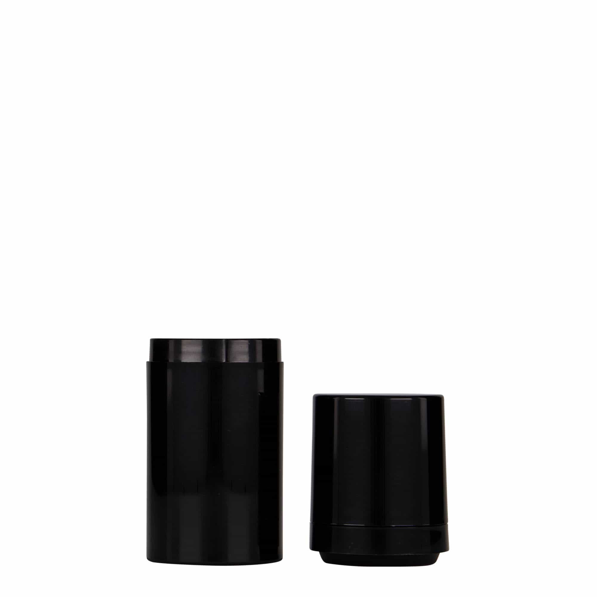 30 ml luftløs dispenser 'Mezzo', PP-plast, svart
