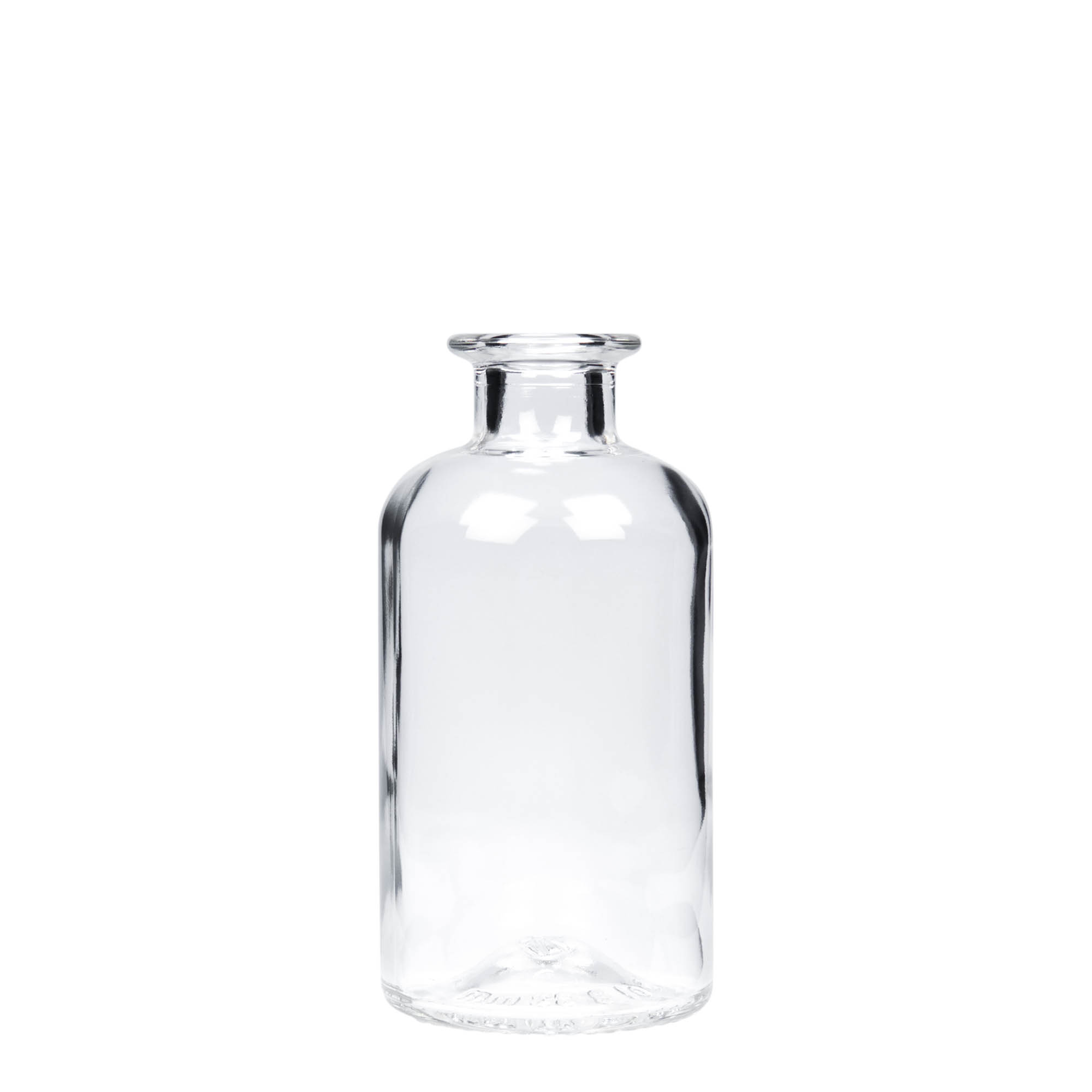 250 ml glassflaske apotek, åpning: kork