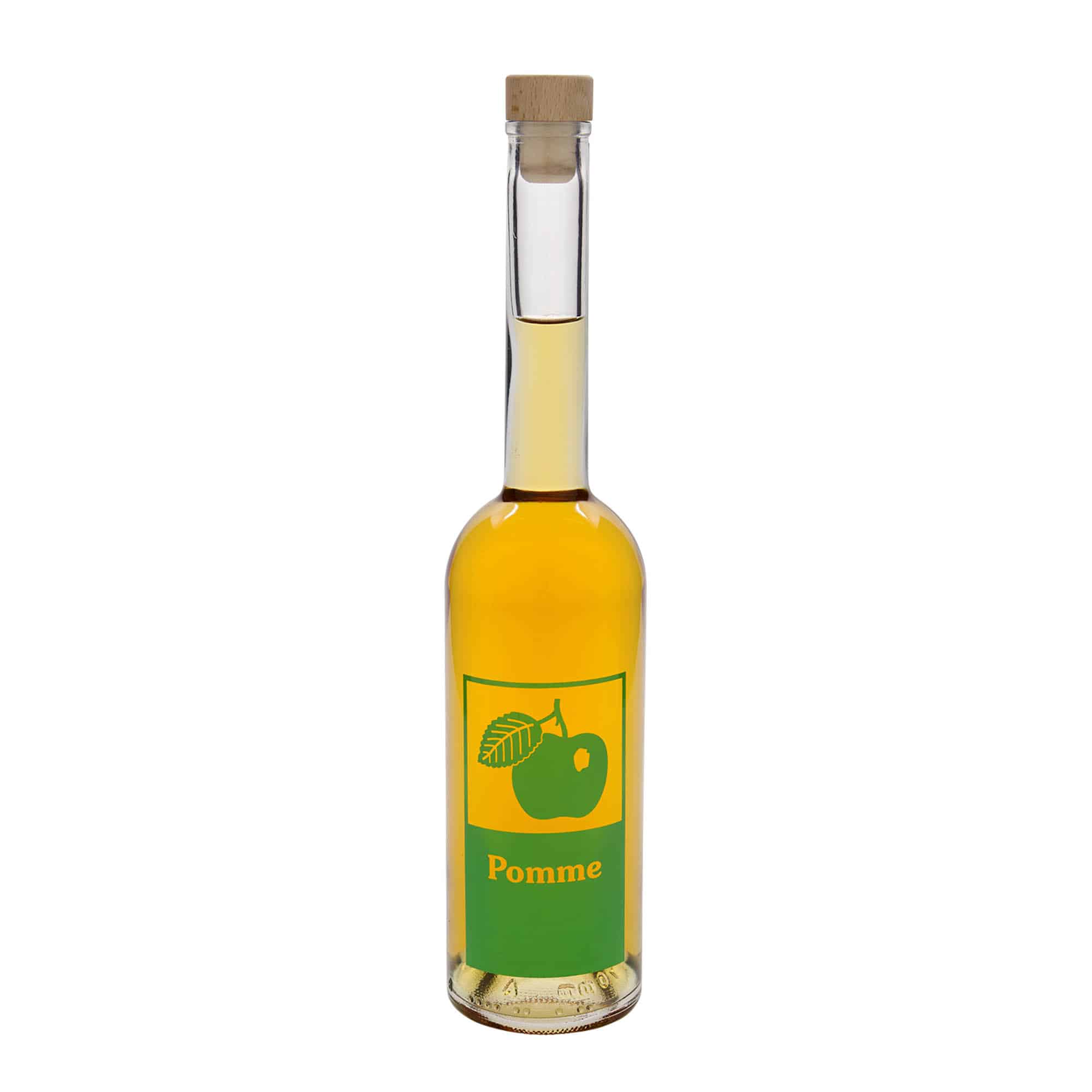 500 ml glassflaske "Opera", motiv: Pomme, åpning: Kork