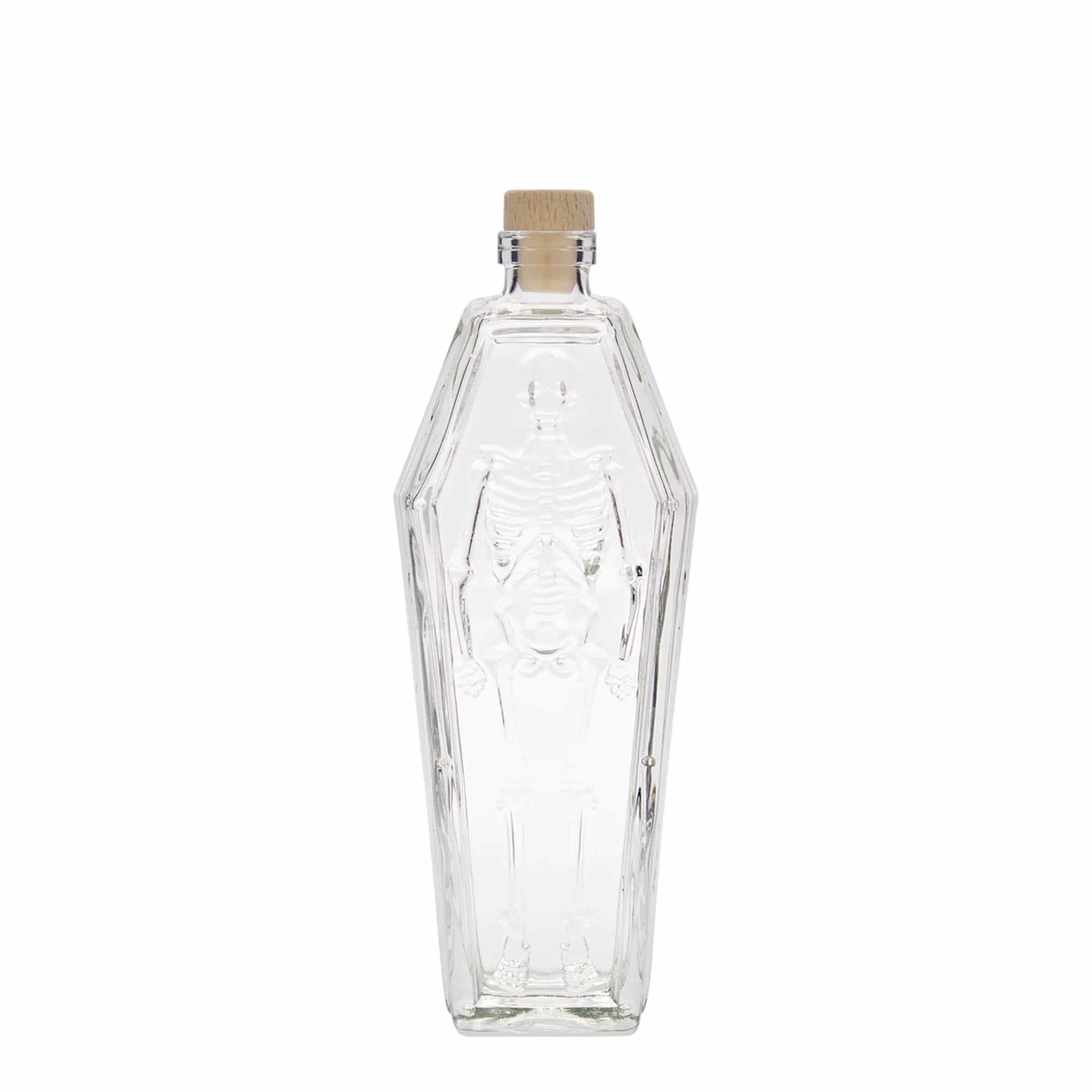 200 ml glassflaske "Sarg", åpning: Kork