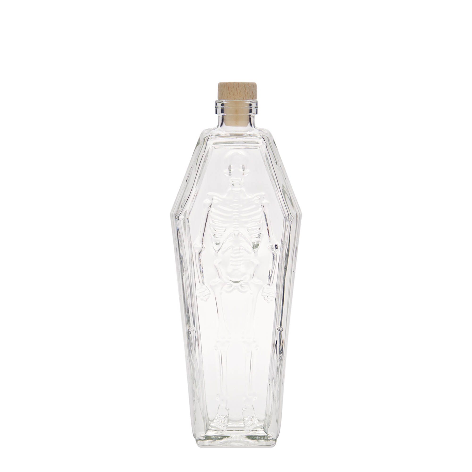 200 ml glassflaske 'Kiste', åpning: kork