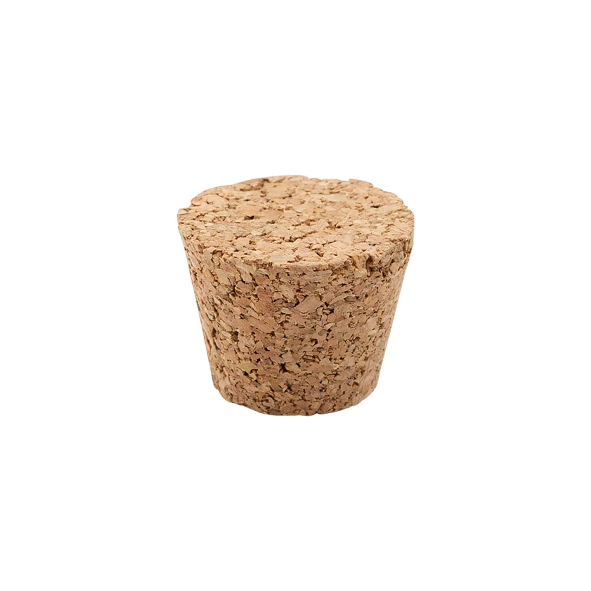 Spiss kork 25-35 x 27, presskork, beige, for åpning: Kork Spiss kork 25-35 x 27, presskork, beige, for åpning: Kork