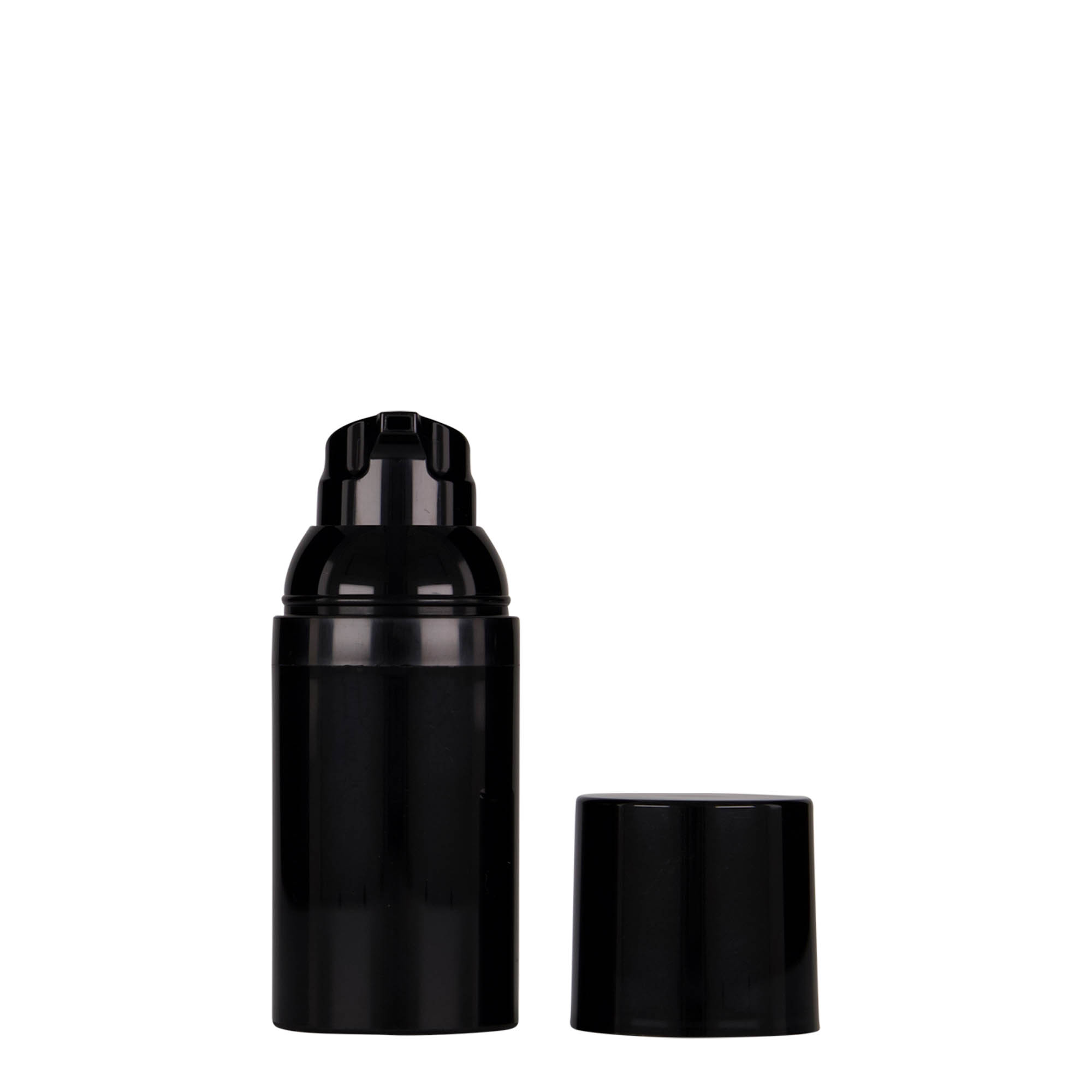 30 ml luftløs dispenser 'Mezzo', PP-plast, svart