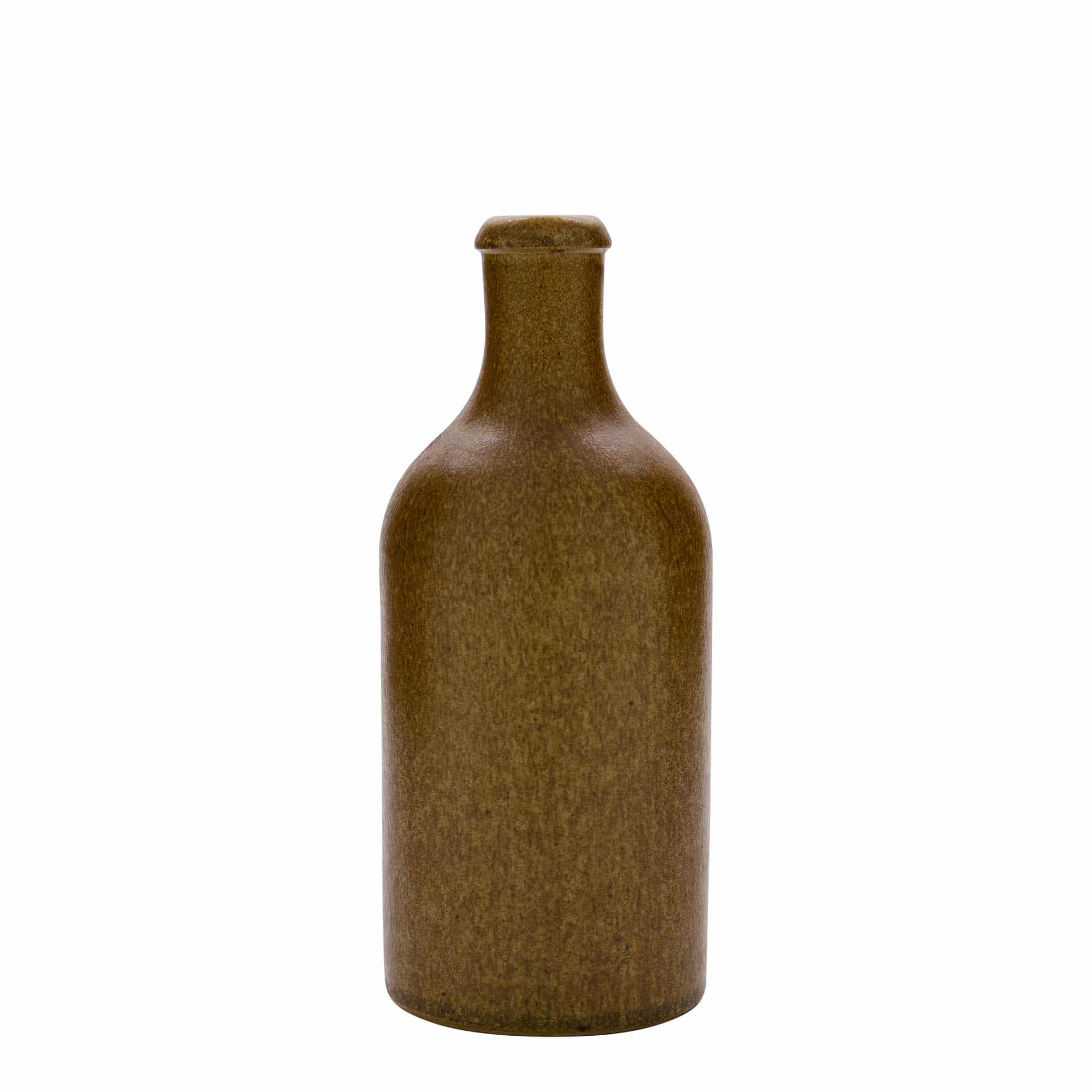 500 ml leirkrus, steintøy, brun-krystall, åpning: Kork 500 ml leirkrus, steintøy, brun-krystall, åpning: Kork