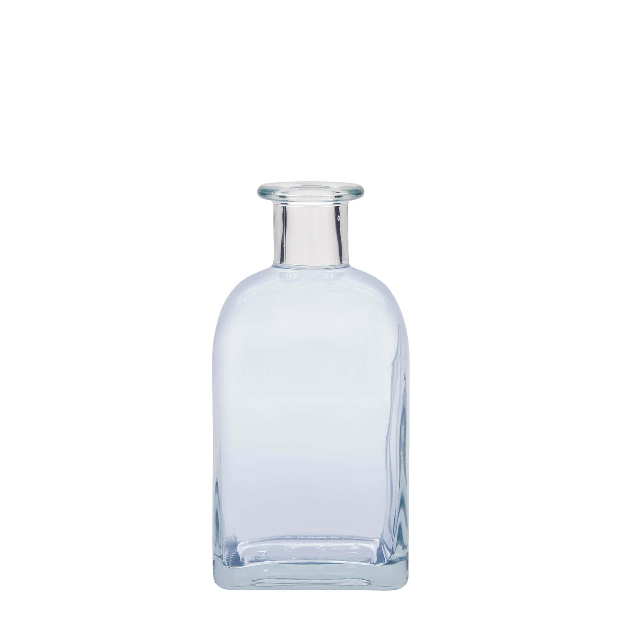 350 ml apotekerglassflaske Carré, kvadratisk, åpning: Kork