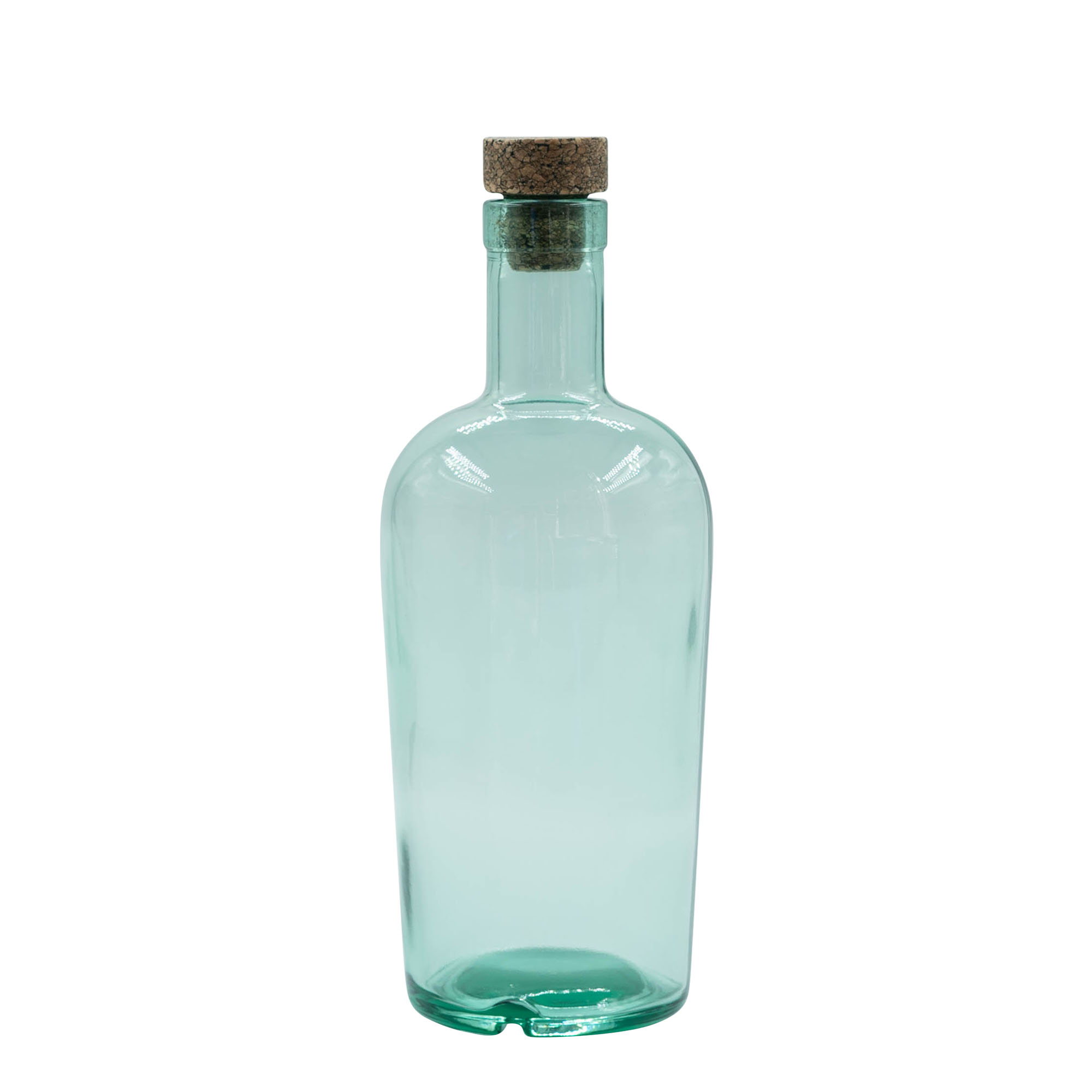 700 ml glassflaske 'Teo Light', åpning: kork