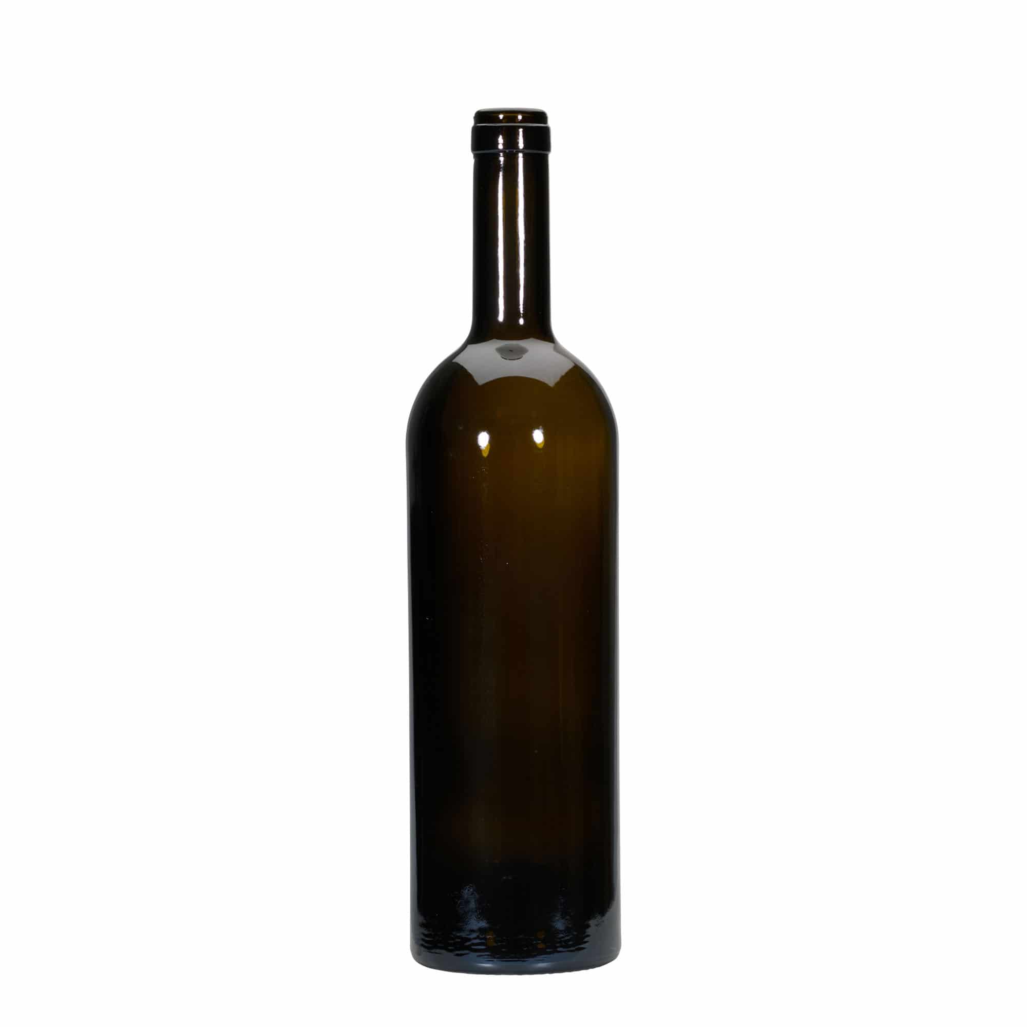 750 ml vinflaske "Golia", antikkgrønn, åpning: Kork 750 ml vinflaske "Golia", antikkgrønn, åpning: Kork