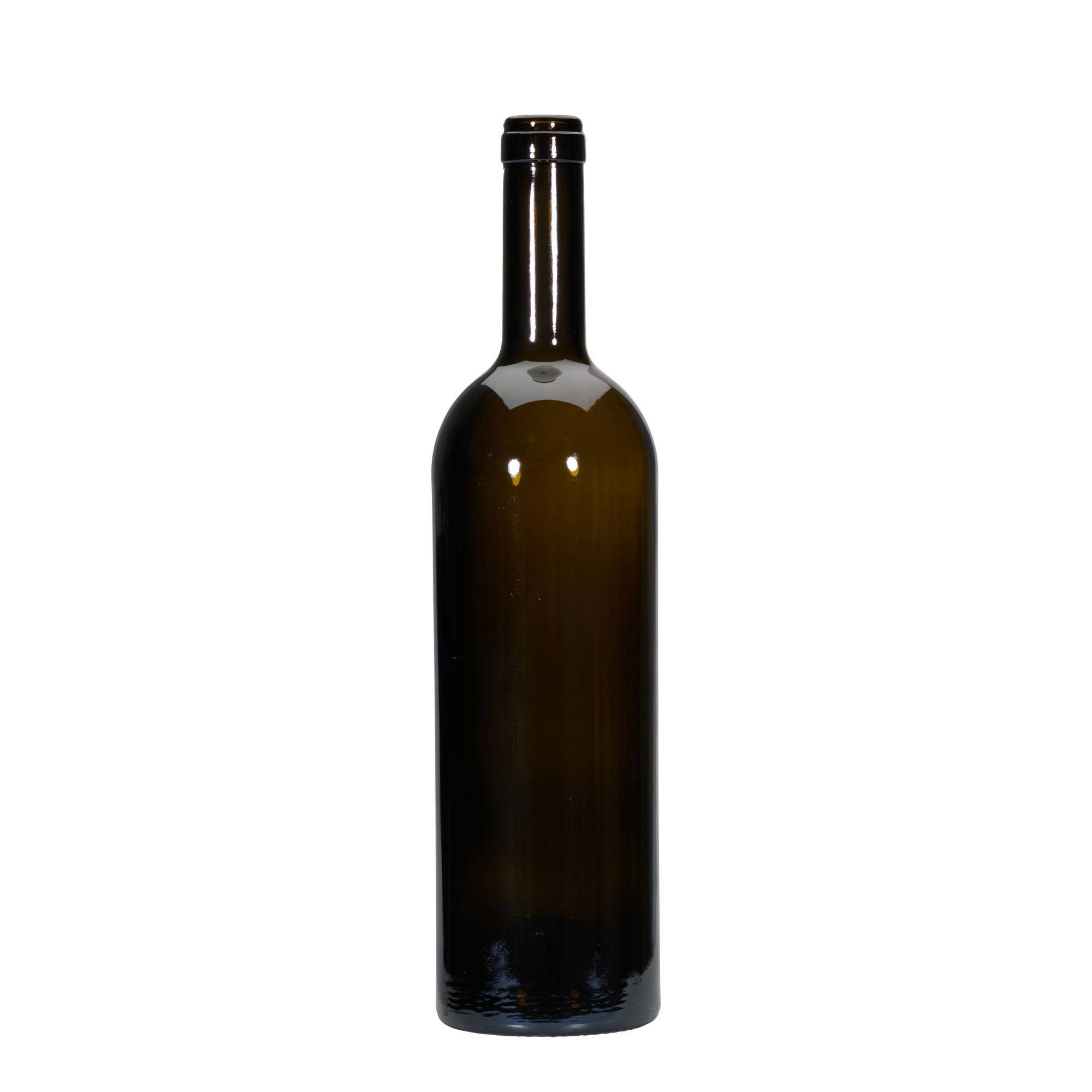 750 ml vinflaske 'Golia', antikkgrønn, munnstykke: kork