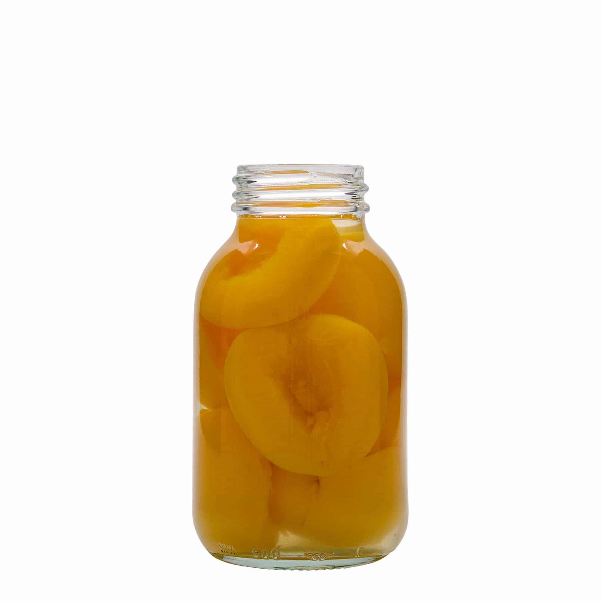 500 ml vidhalset glass, åpning: DIN 55