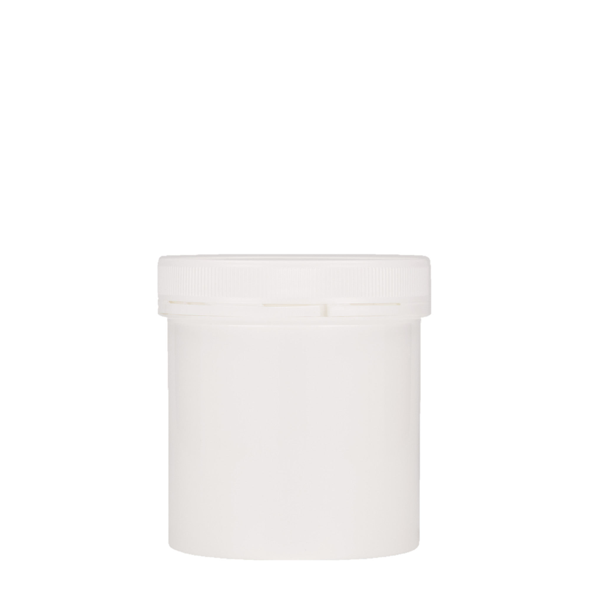 250 ml plastboks "Securilock", PP, hvit, åpning: Skrulokk