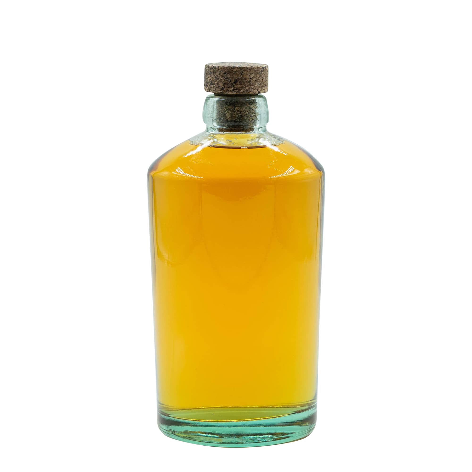700 ml glassflaske 'Barrel', åpning: kork
