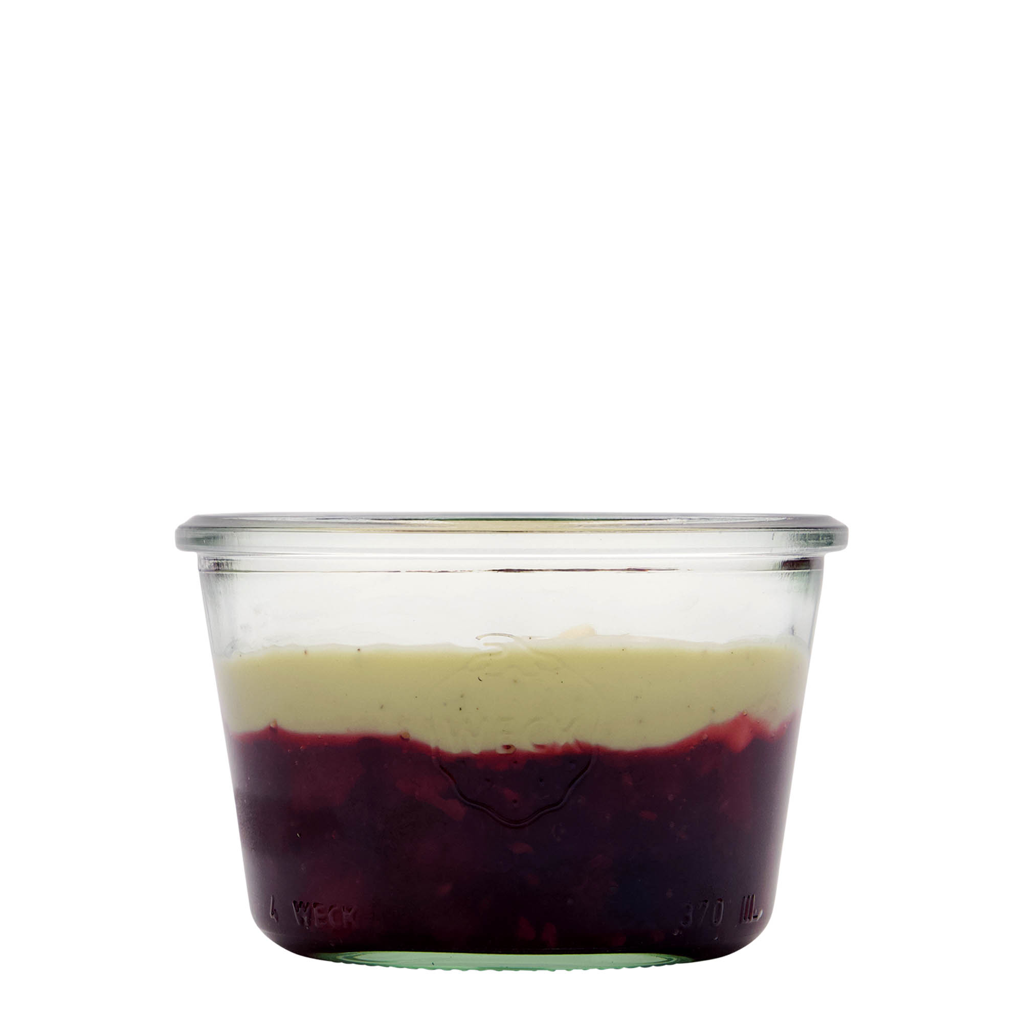 370 ml WECK-sturzglass, åpning: rund kant