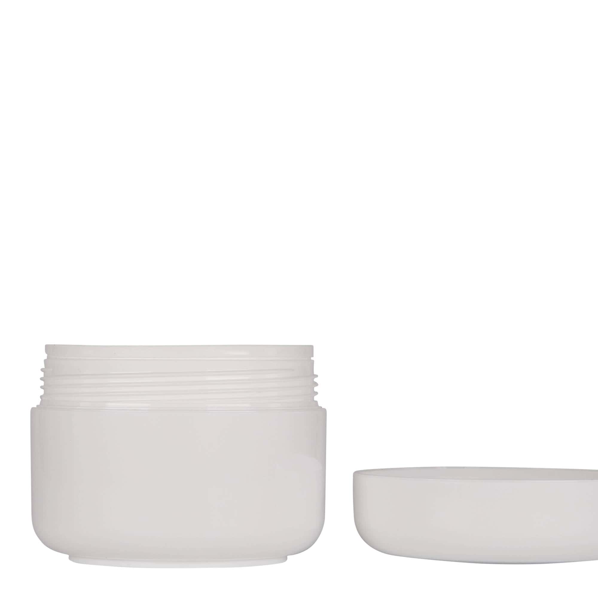 150 ml plastboks "Bianca", PP, hvit, åpning: Skrulokk