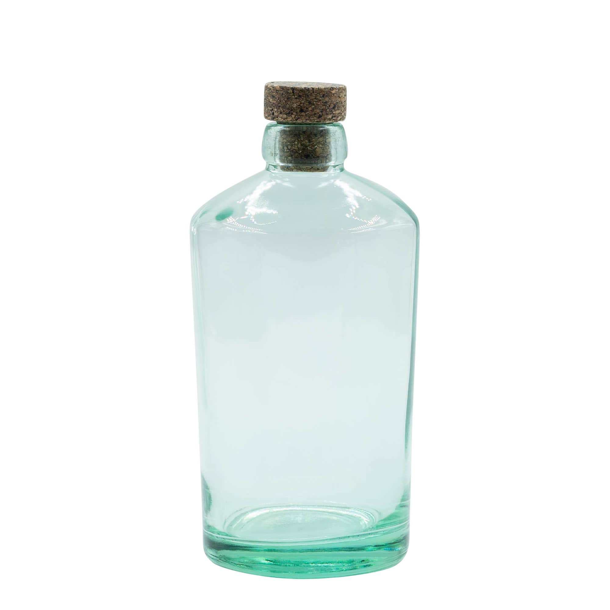 700 ml glassflaske 'Barrel', åpning: kork